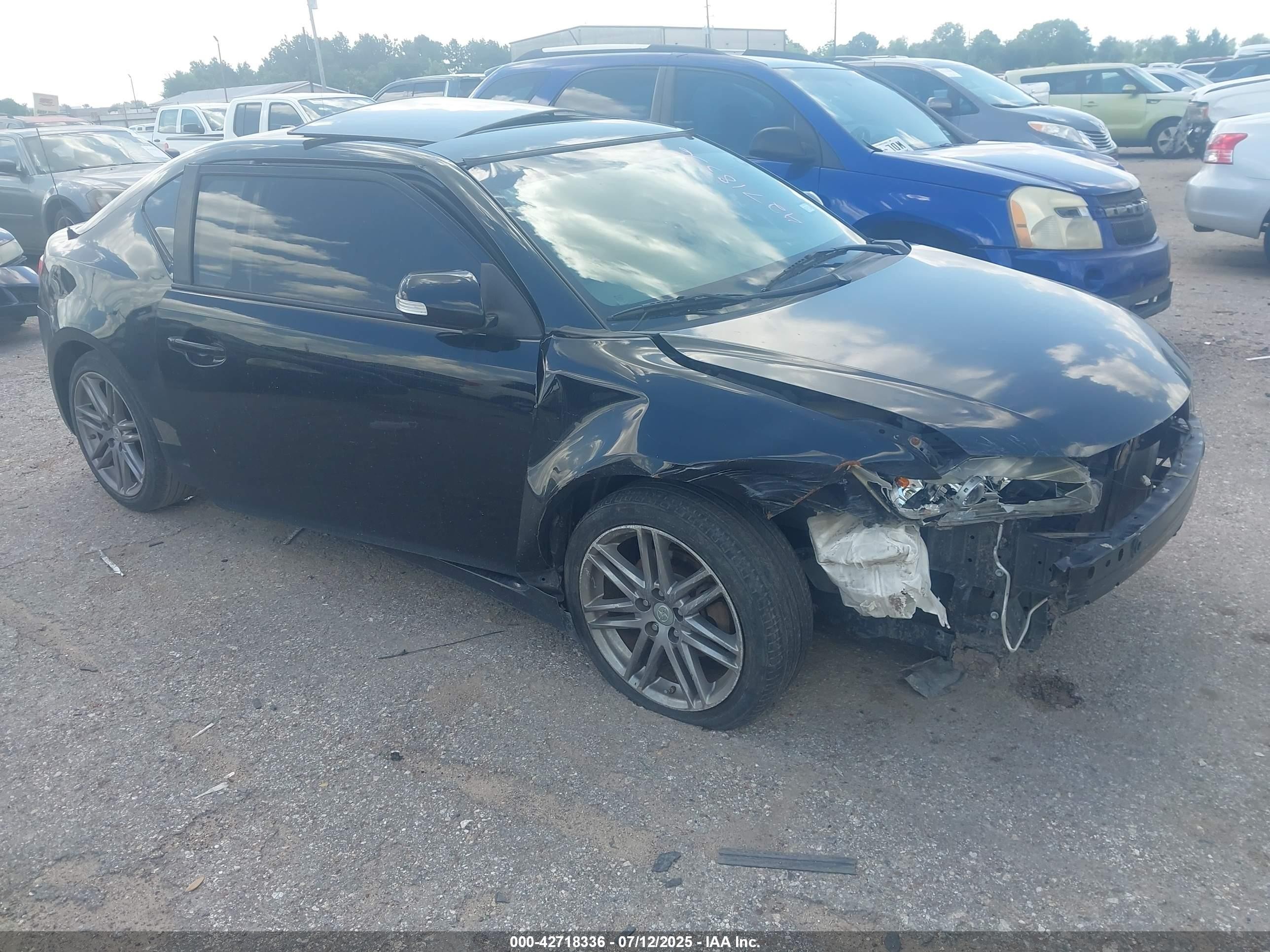 2012 Scion Tc   Black vin: JTKJF5C79C3027413