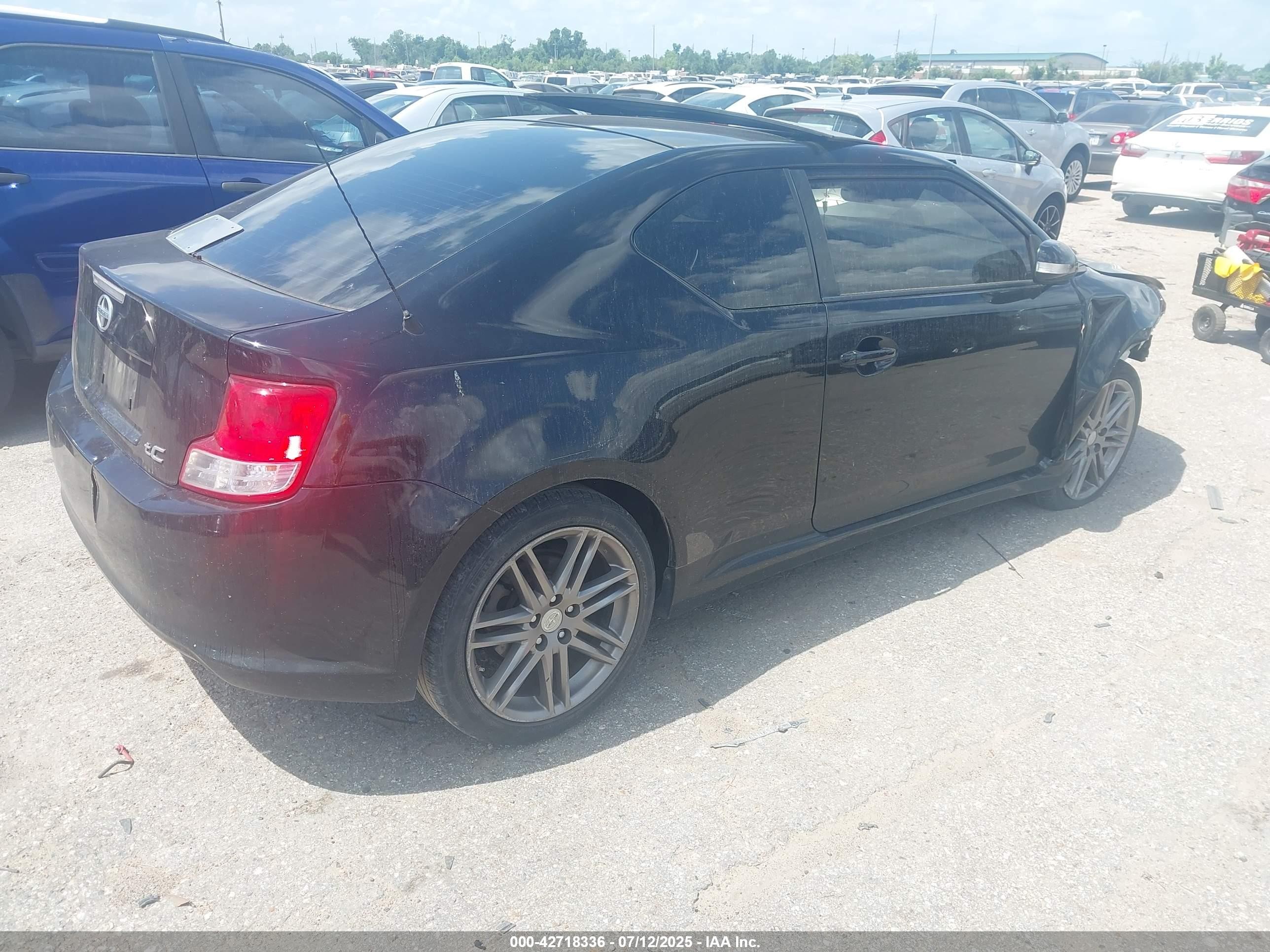 2012 Scion Tc   Black vin: JTKJF5C79C3027413