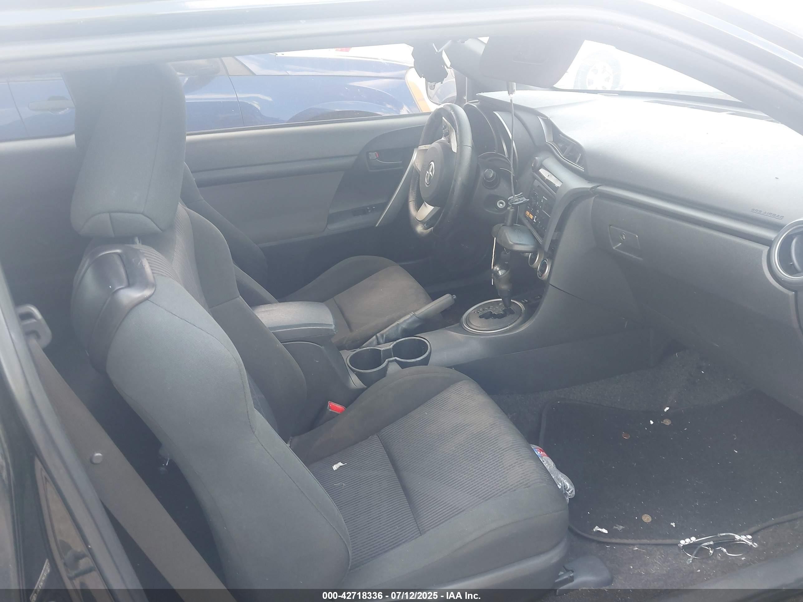 2012 Scion Tc   Black vin: JTKJF5C79C3027413