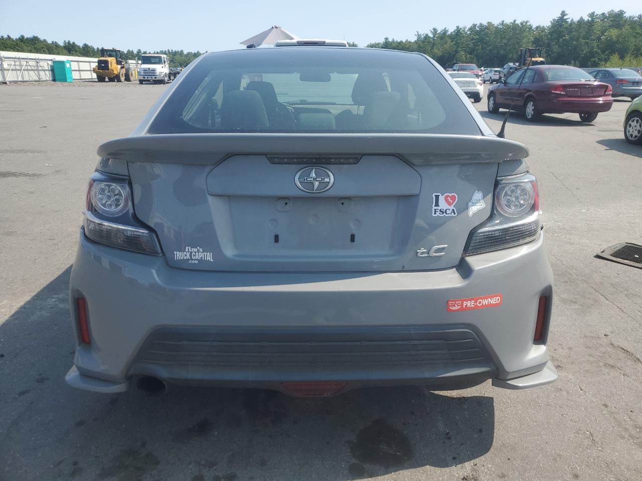2014 Toyota Scion Tc Серый vin: JTKJF5C79E3076825