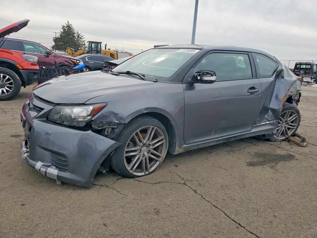 2011 Toyota Scion Tc Gray vin: JTKJF5C7XB3004558
