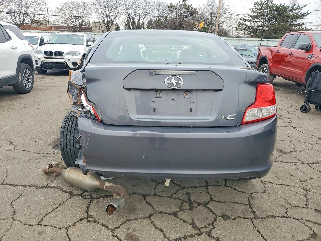 2011 Toyota Scion Tc Gray vin: JTKJF5C7XB3004558