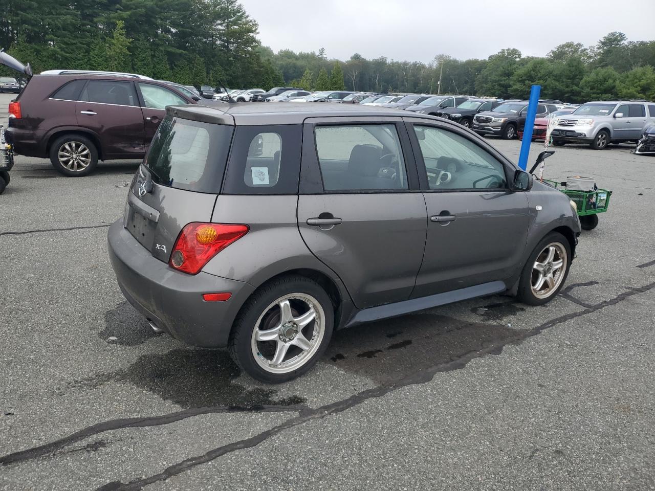 2004 Toyota Scion Xa Gray vin: JTKKT624240047130
