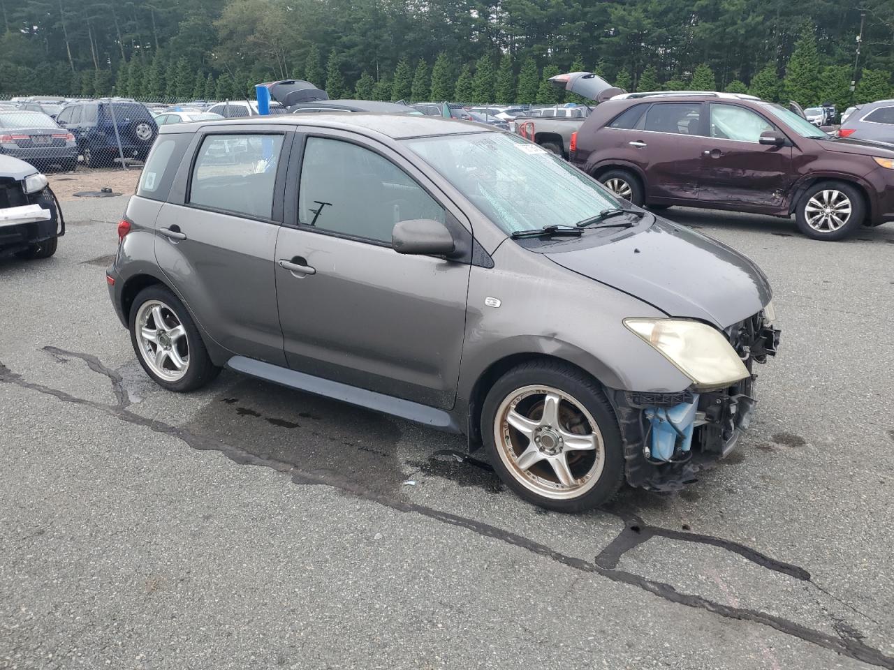2004 Toyota Scion Xa Gray vin: JTKKT624240047130