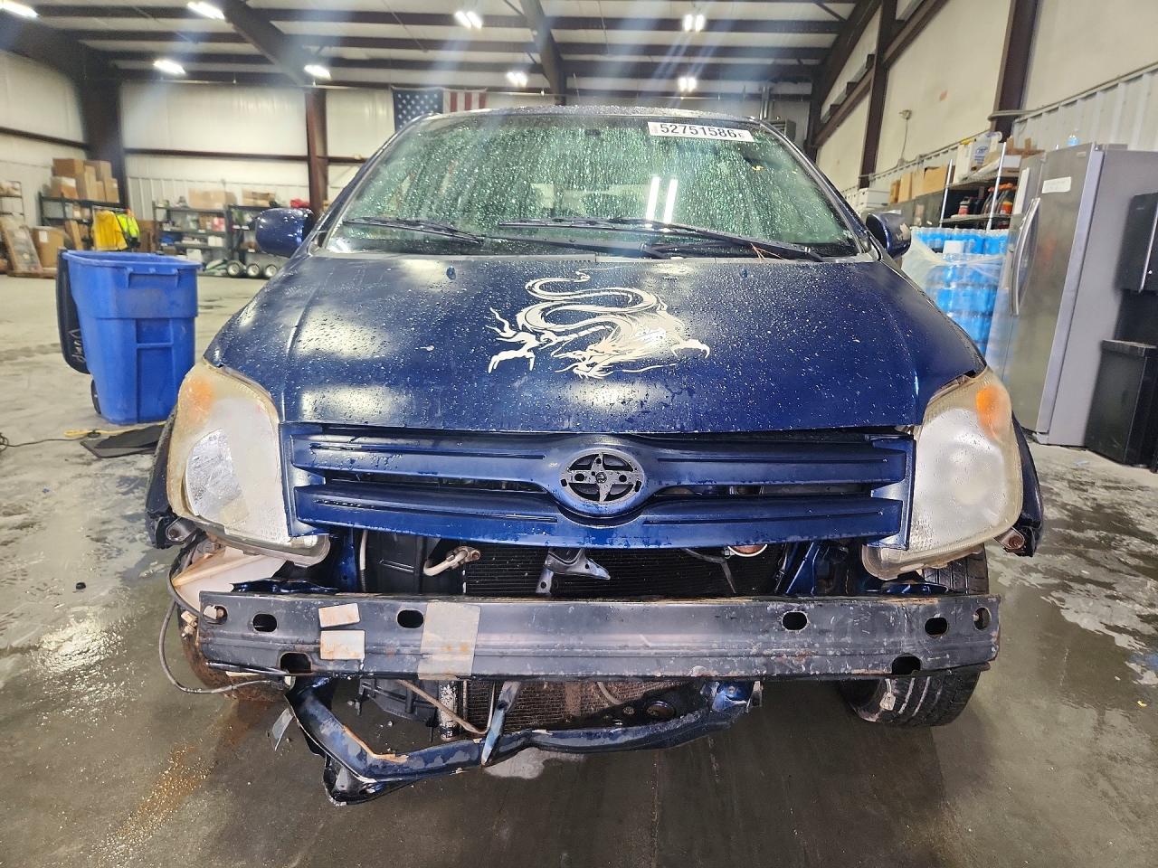 2005 Toyota Scion Xa Blue vin: JTKKT624350083121