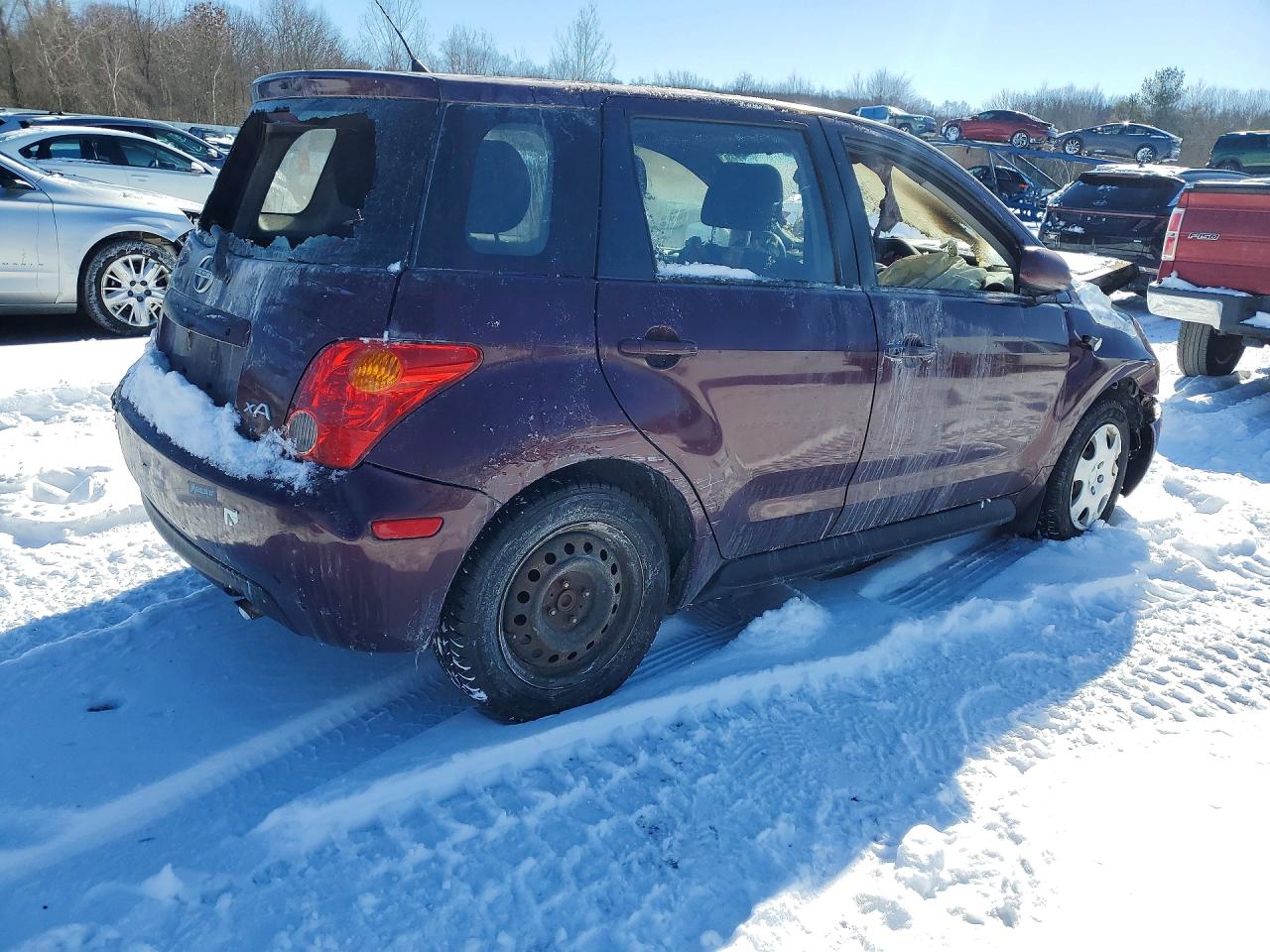 2005 Toyota Scion Xa Purple vin: JTKKT624450093978