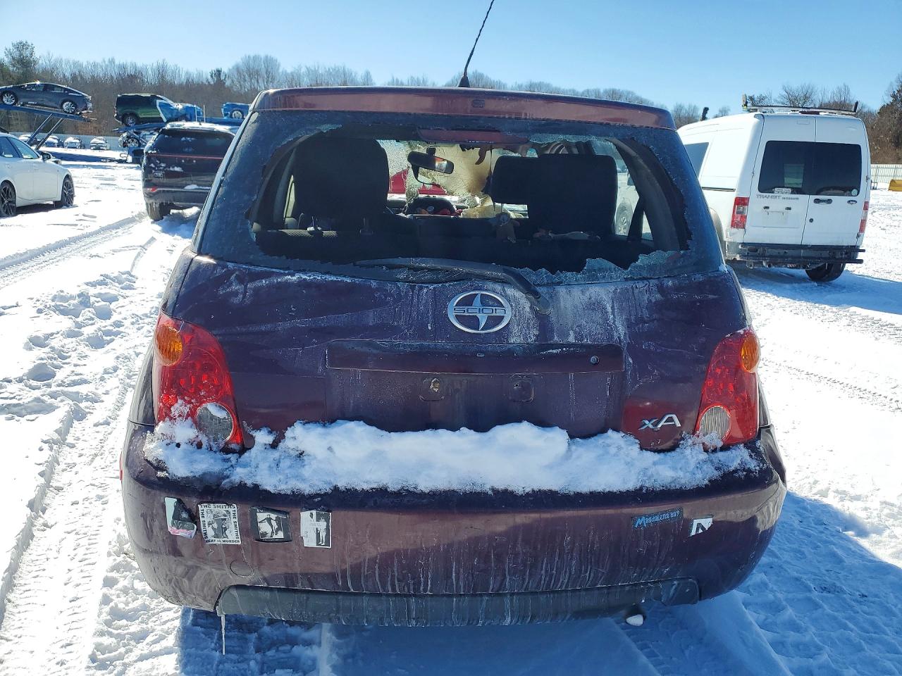 2005 Toyota Scion Xa Purple vin: JTKKT624450093978