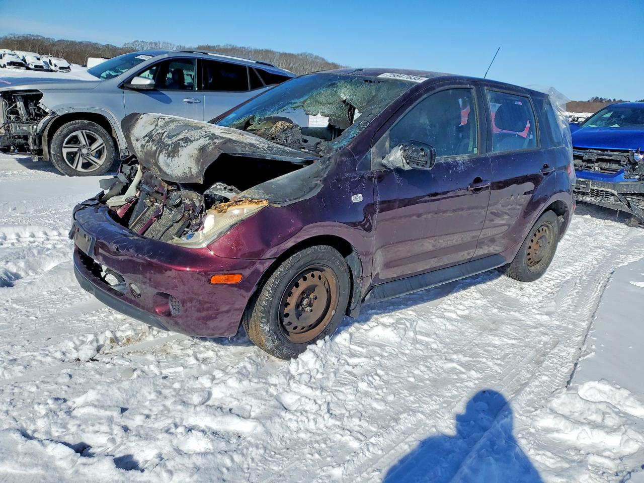2005 Toyota Scion Xa Purple vin: JTKKT624450093978
