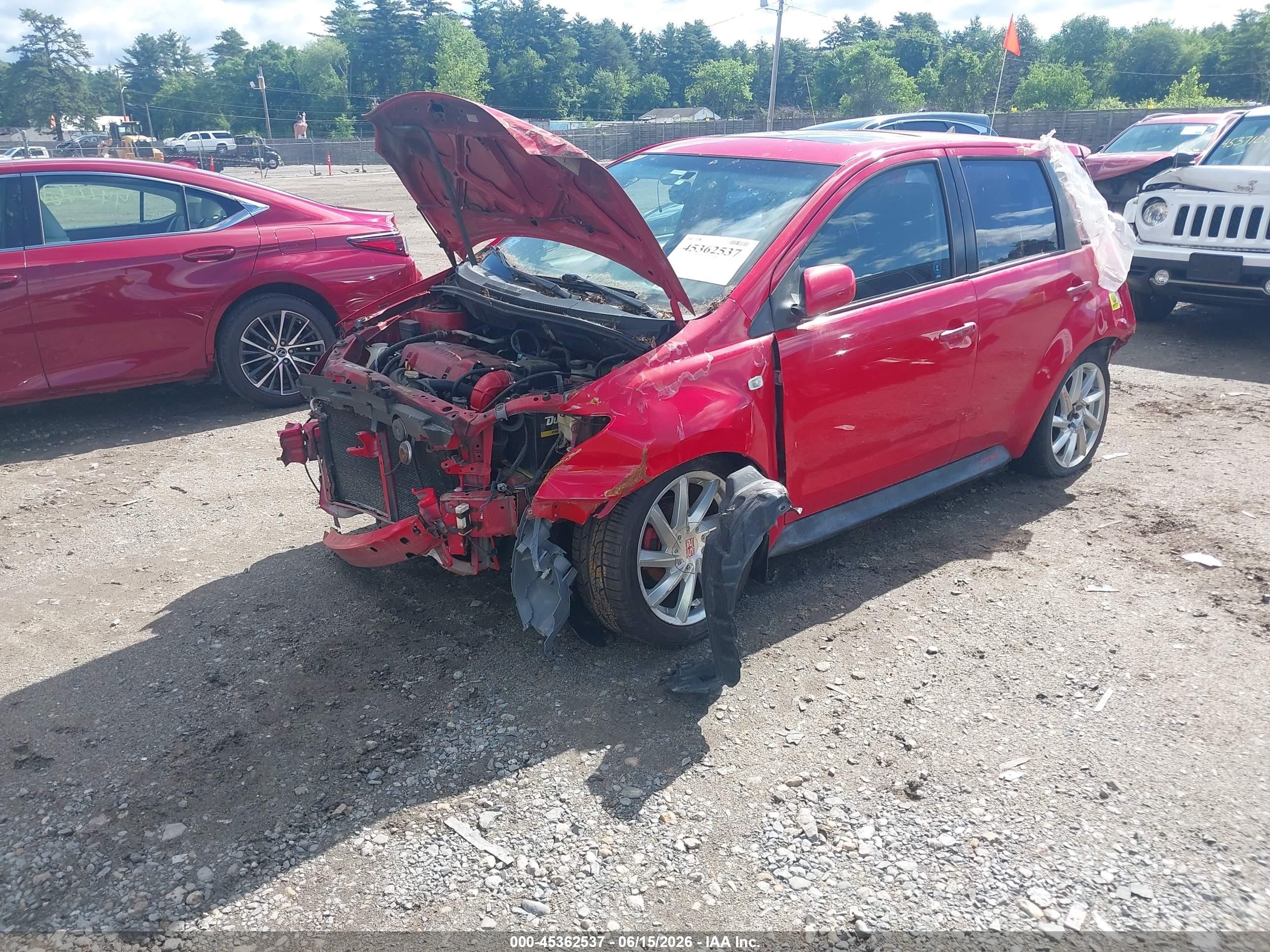 2005 Scion Xa Red vin: JTKKT624450099344