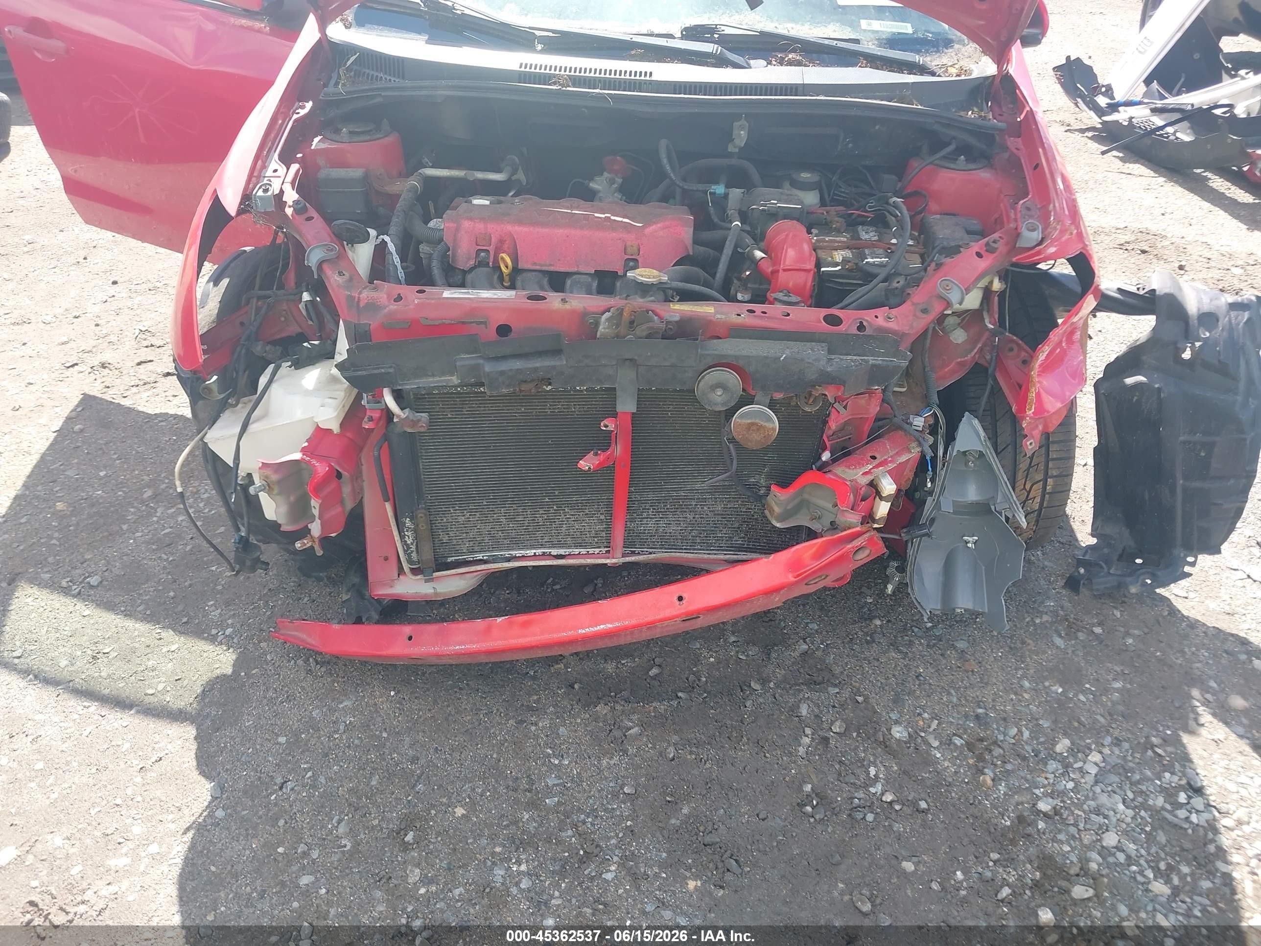 2005 Scion Xa Red vin: JTKKT624450099344