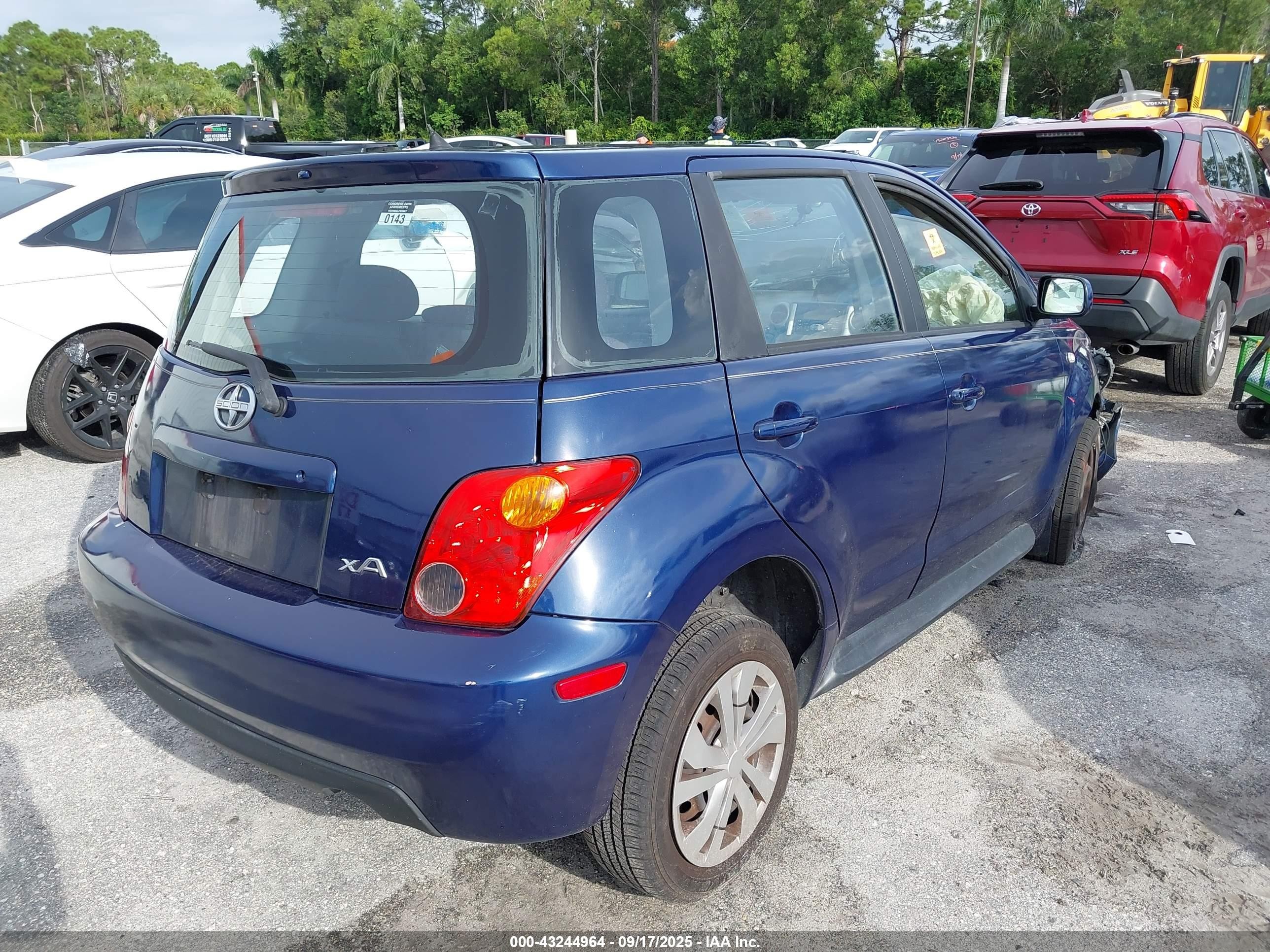 2005 Scion Xa   Blue vin: JTKKT624650114099