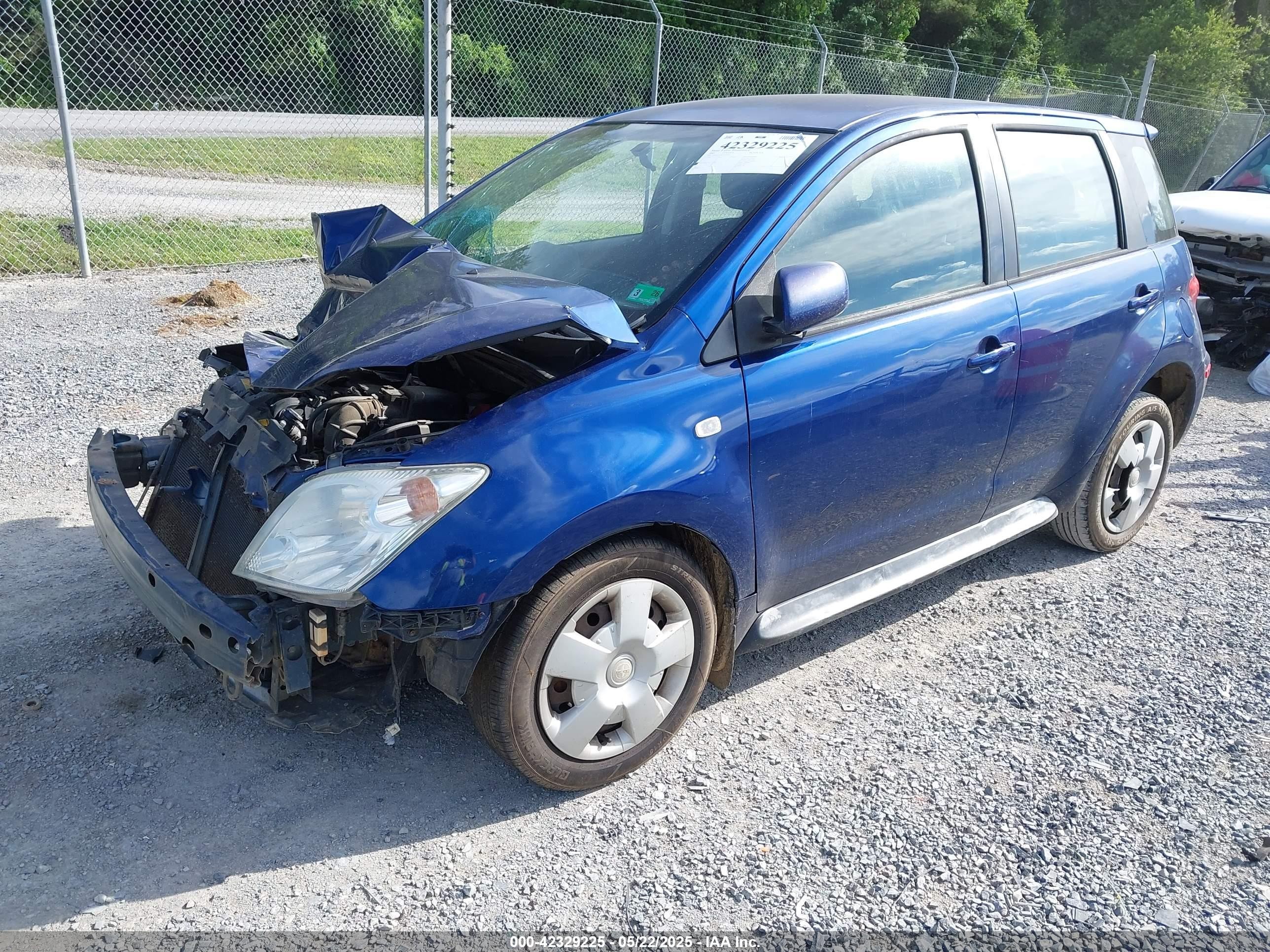2005 Scion Xa   Blue vin: JTKKT624650123045