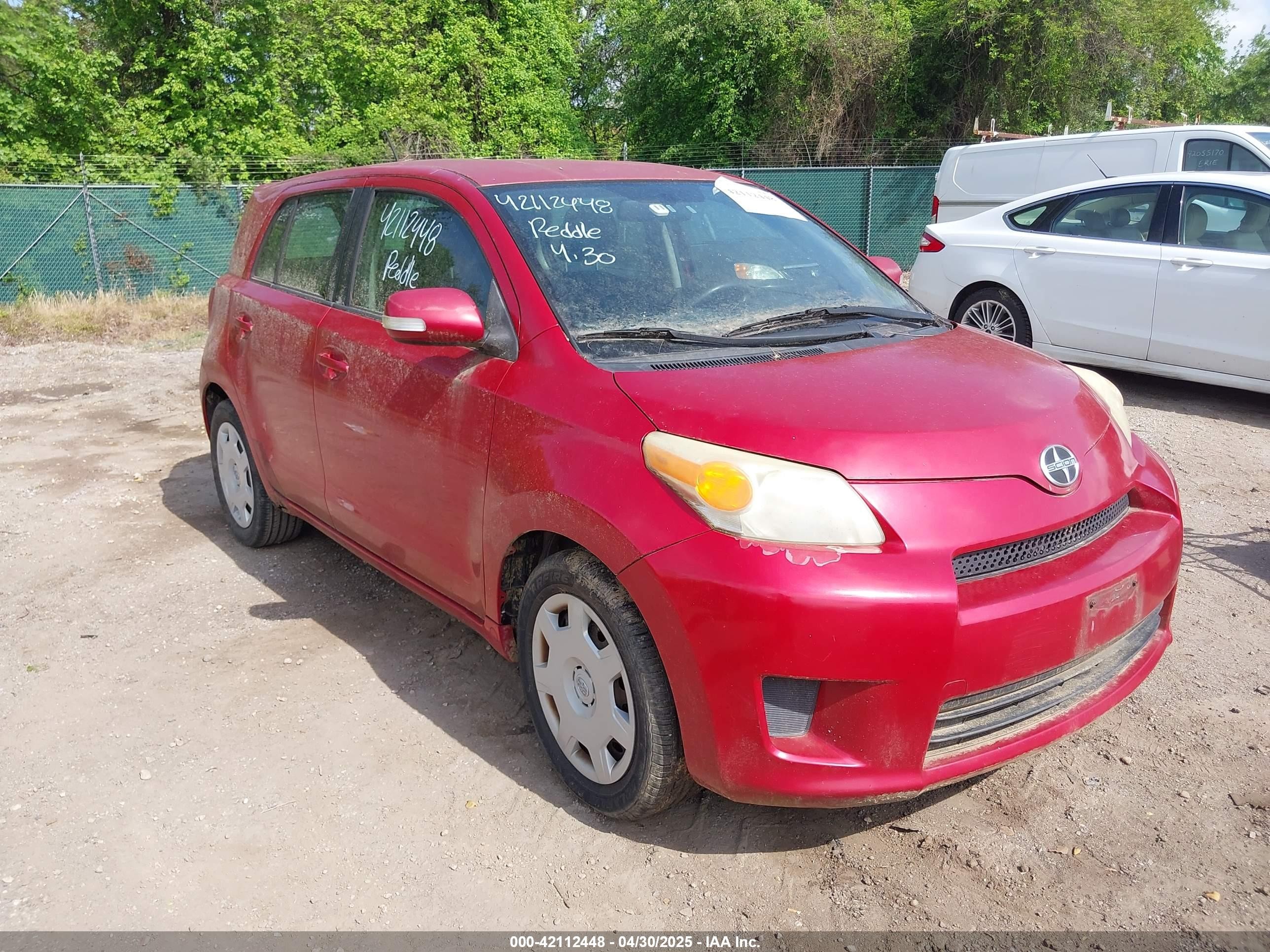 2008 Scion Xd   Red vin: JTKKU10448J001978