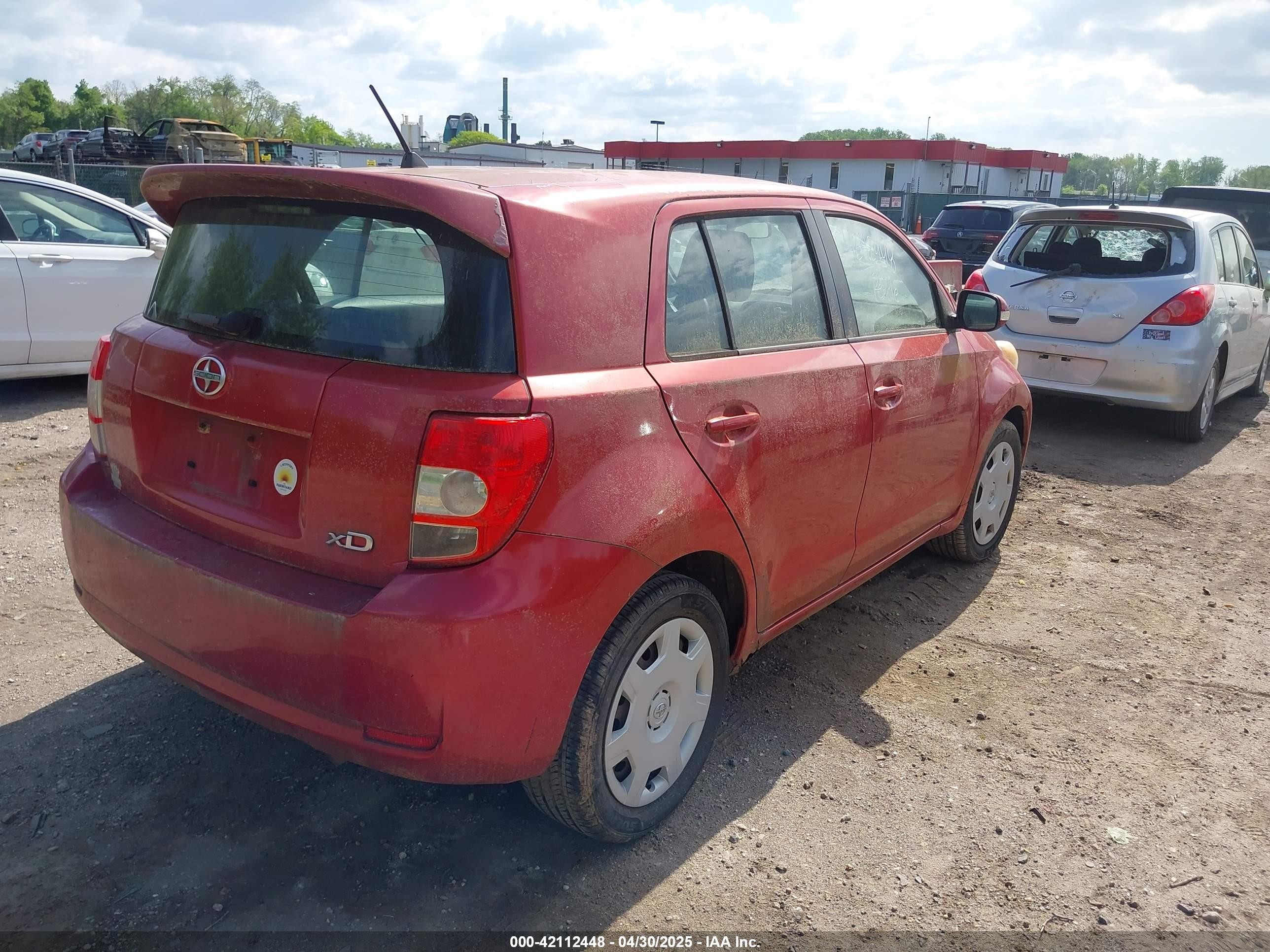 2008 Scion Xd   Red vin: JTKKU10448J001978