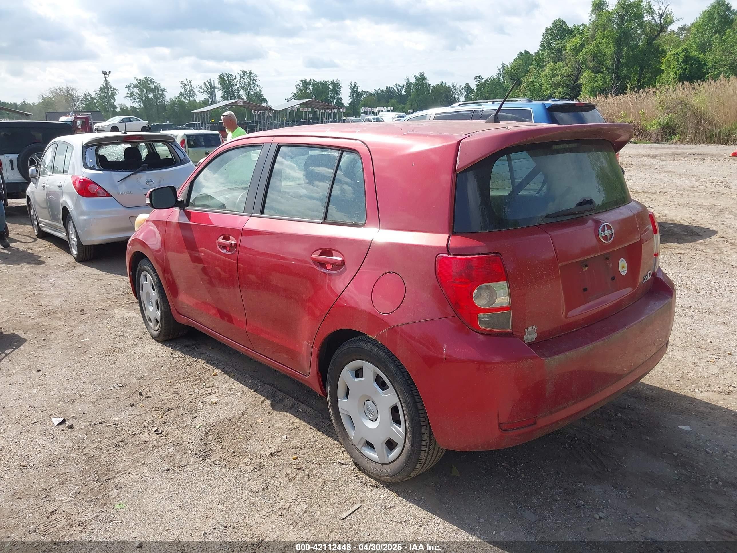 2008 Scion Xd   Red vin: JTKKU10448J001978