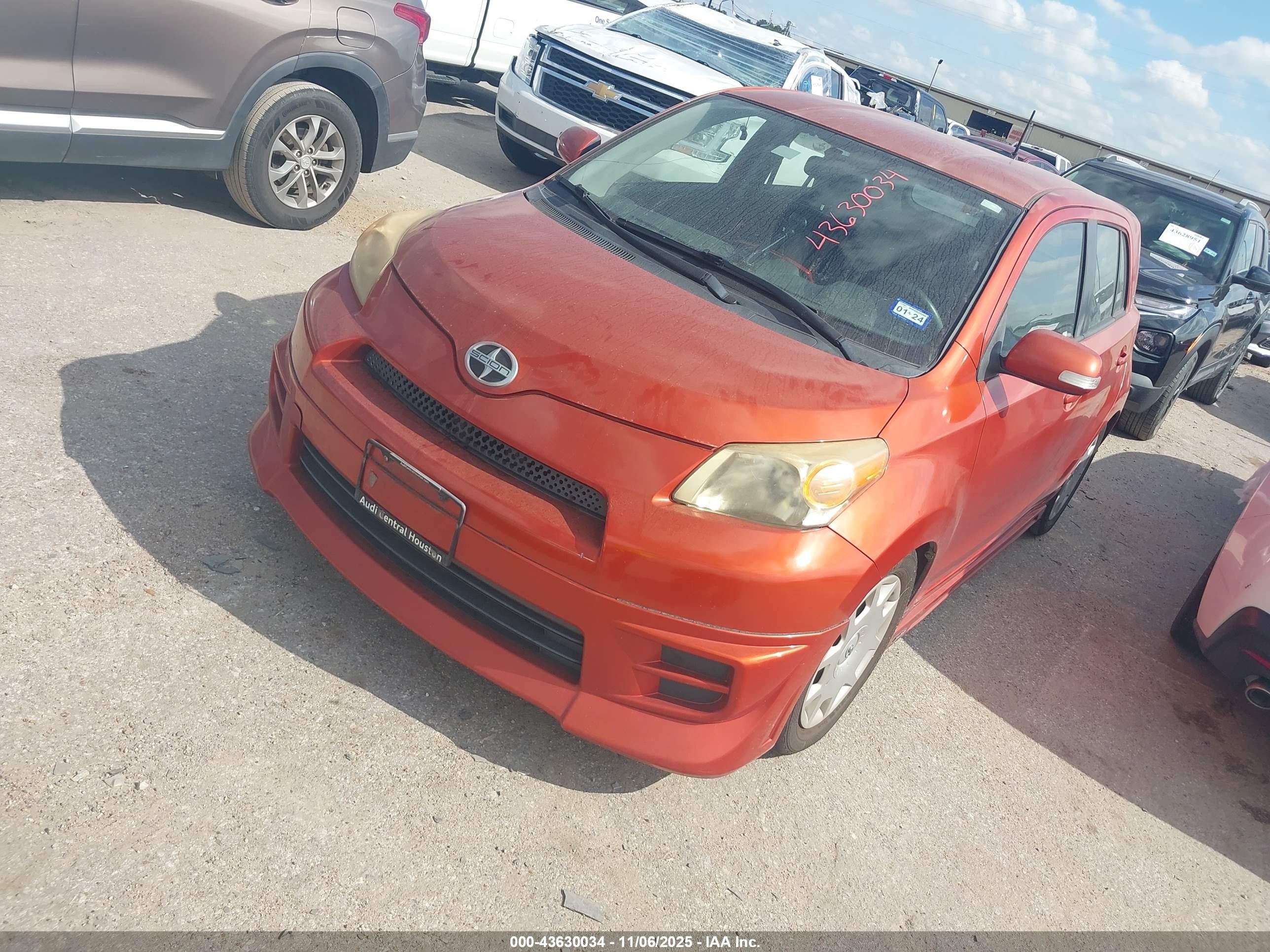 2008 Toyota Scion Xd   Orange vin: JTKKU10478J030794