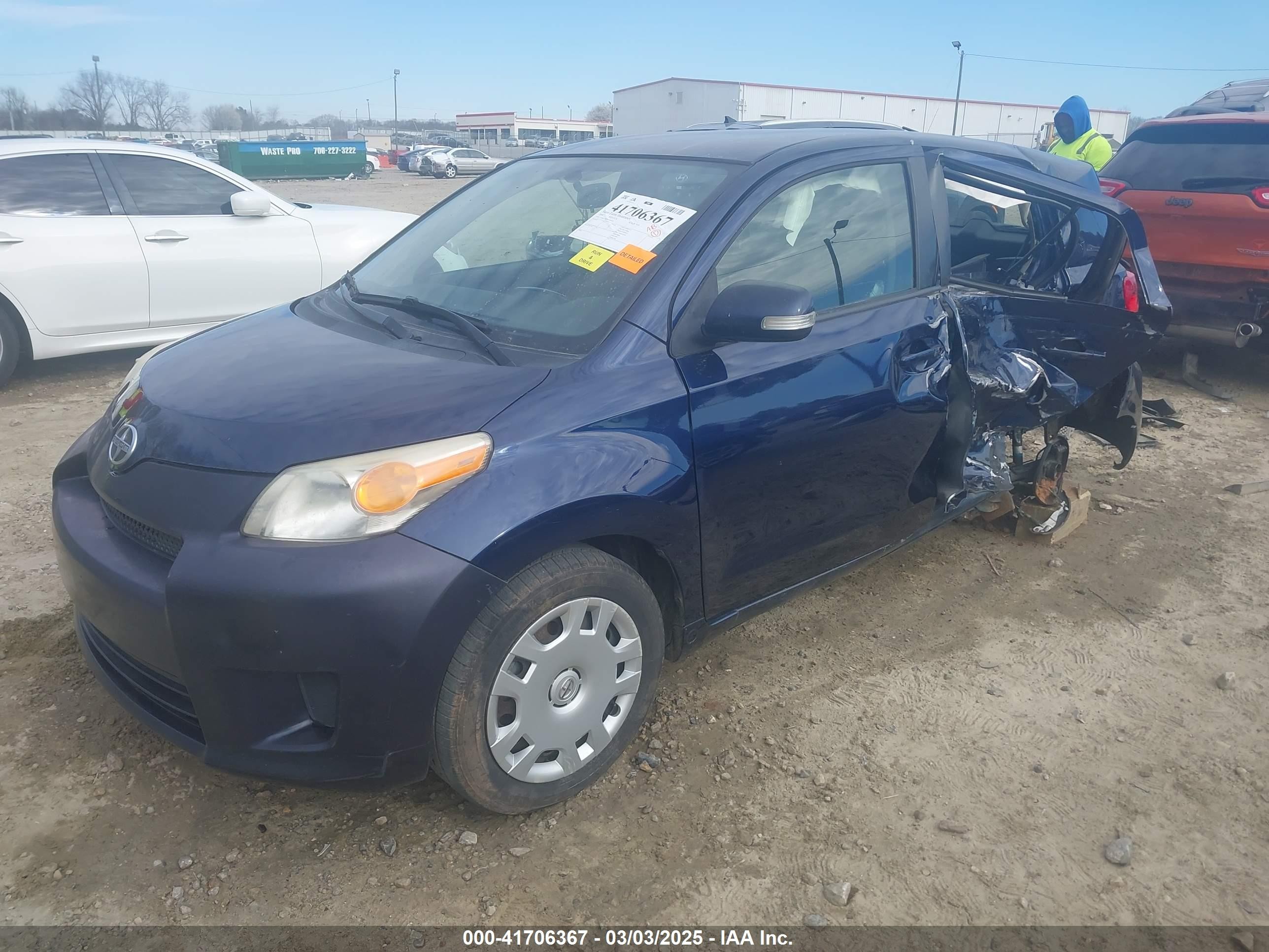 2008 Scion Xd   Dark Blue vin: JTKKU10488J016547