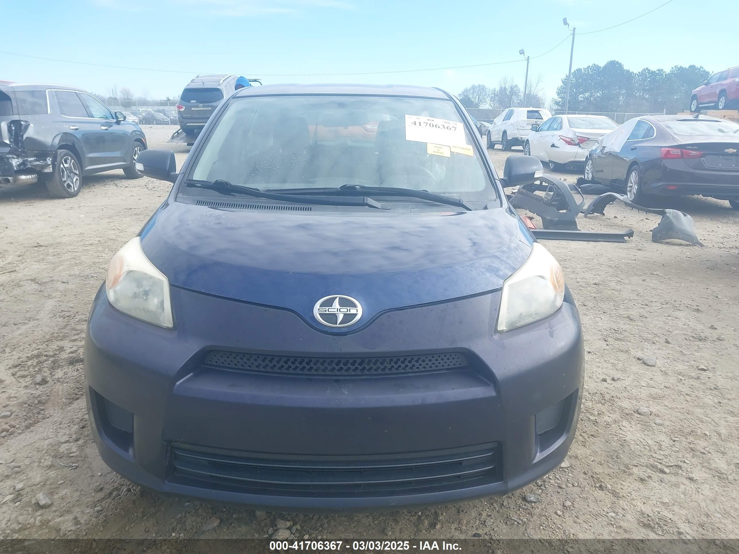 2008 Scion Xd   Dark Blue vin: JTKKU10488J016547