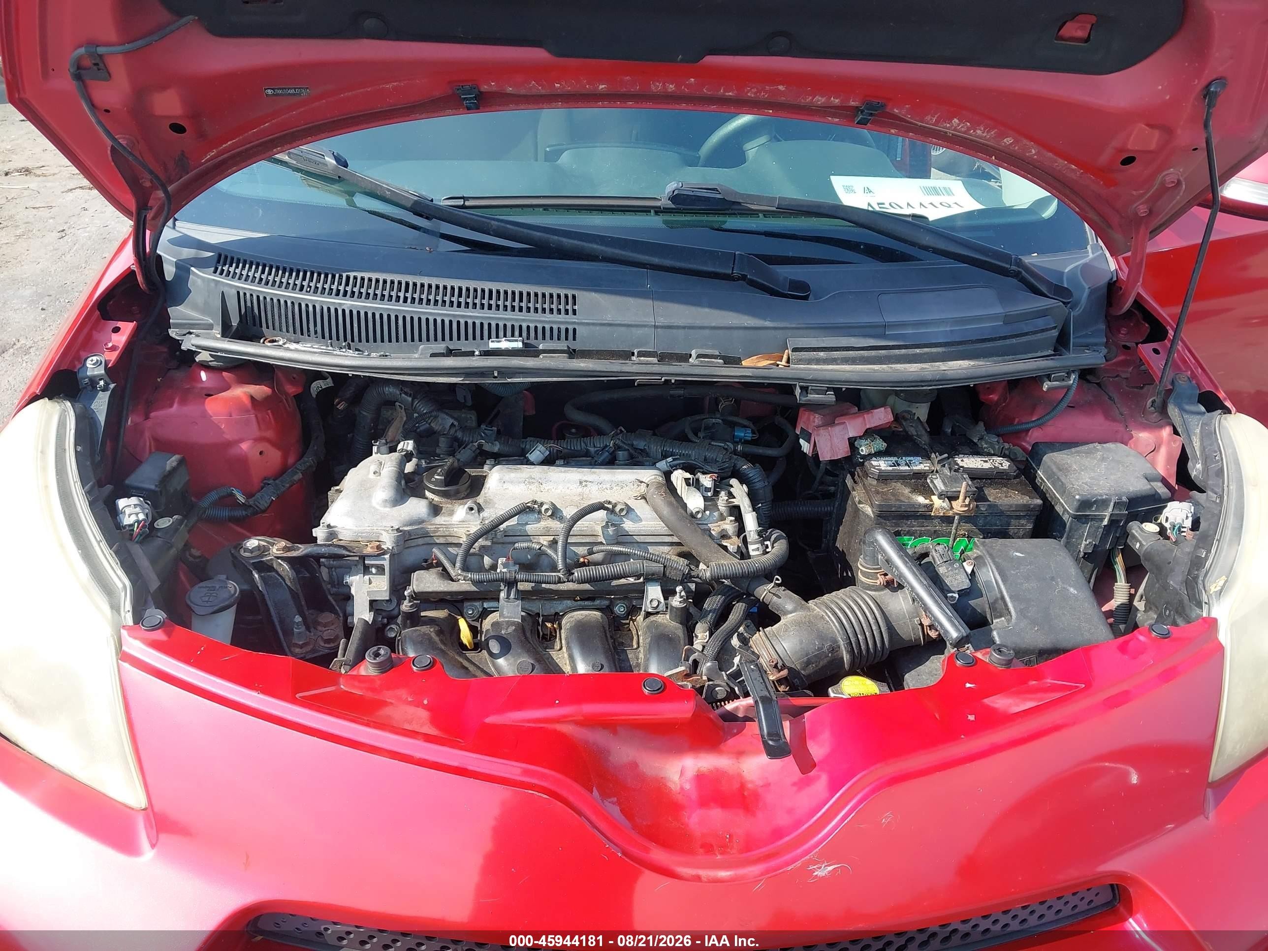 2008 Toyota Scion Xd Red vin: JTKKU104X8J017618