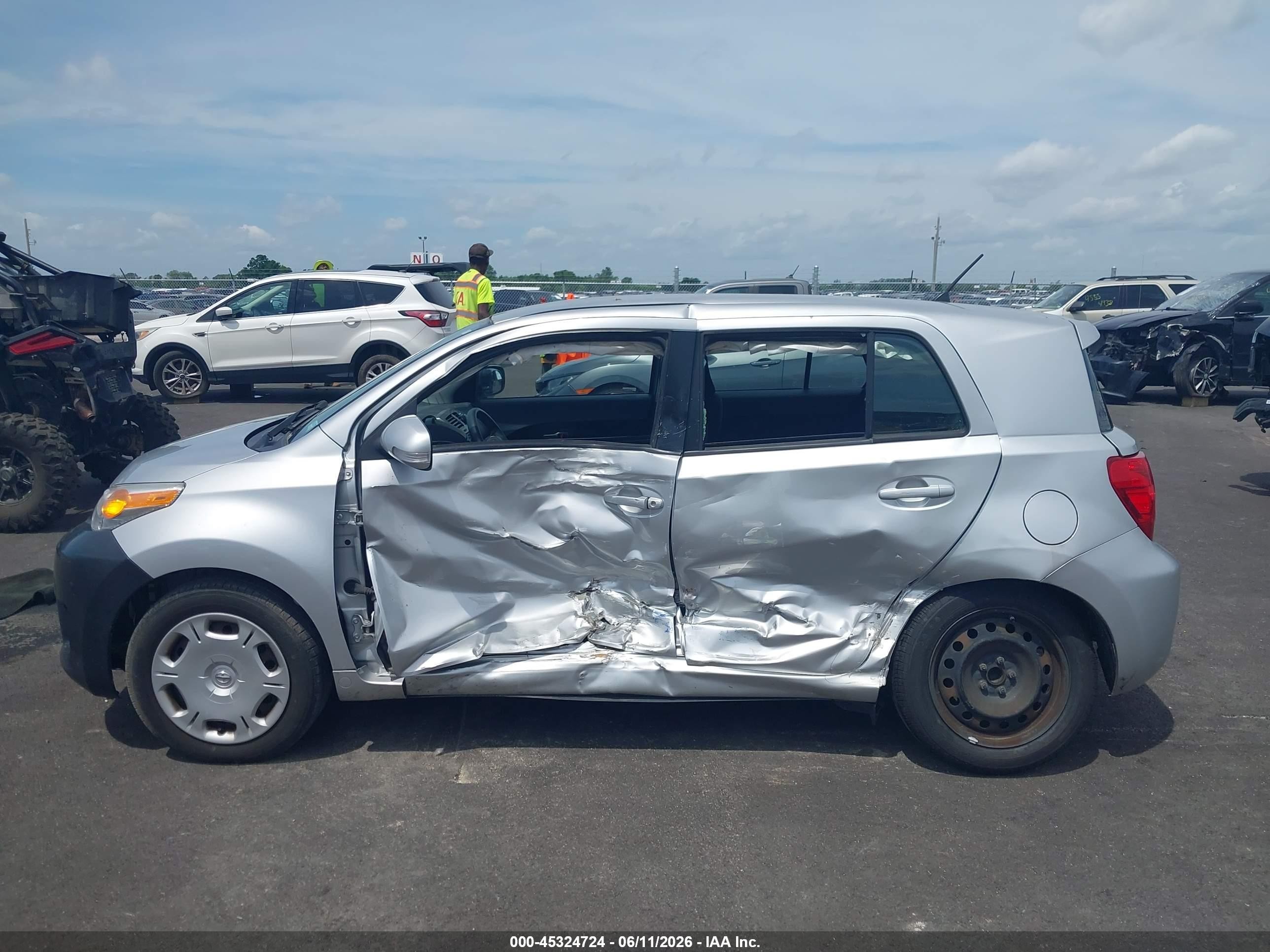 2012 Scion Xd   Silver vin: JTKKU4B41C1015618