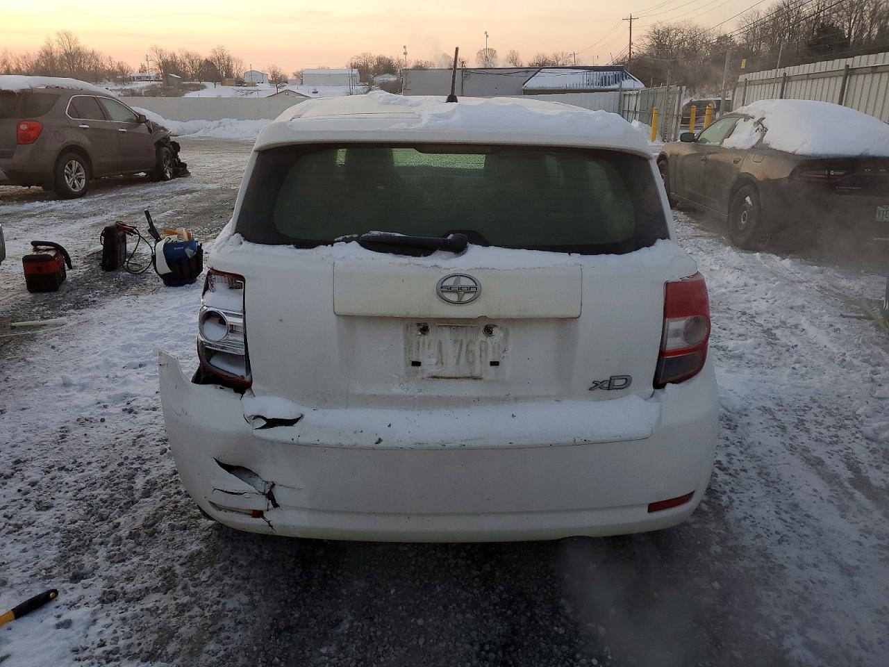 2014 Toyota Scion Xd Белый vin: JTKKUPB46E1045783