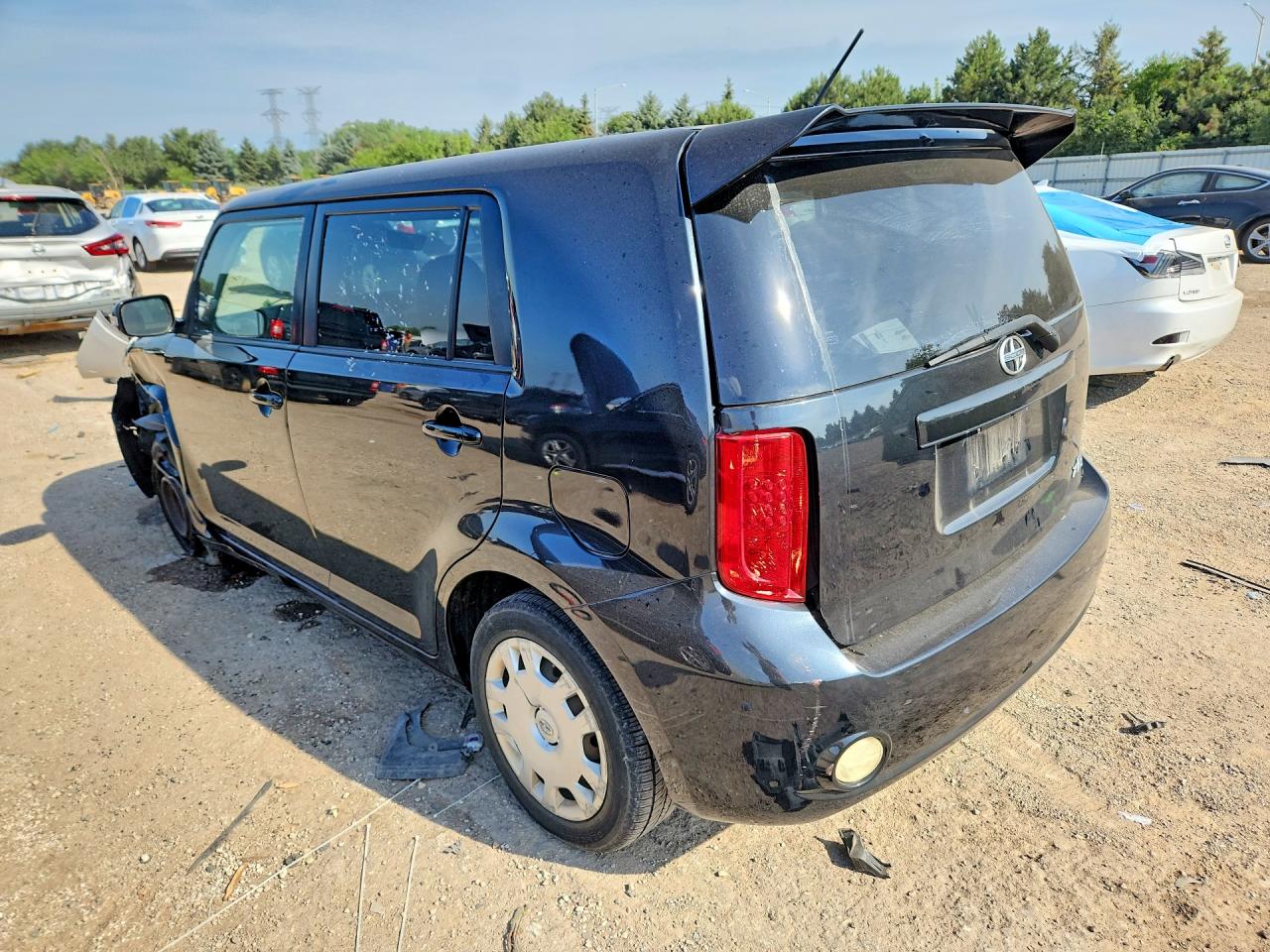 2008 Toyota Scion Xb Black vin: JTLKE50E081001548
