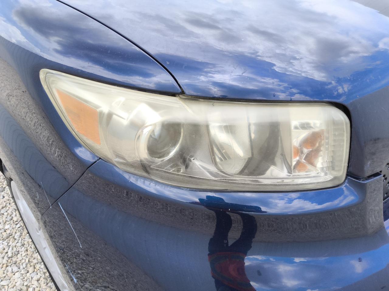 2008 Toyota Scion Xb Blue vin: JTLKE50E081029107 Damage: Right Head Lamp, Faded, Repair Required