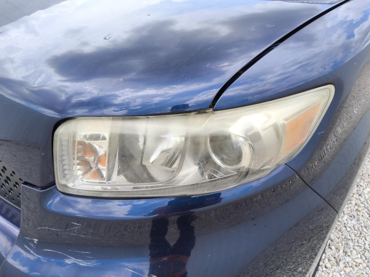 2008 Toyota Scion Xb Blue vin: JTLKE50E081029107 Damage: Left Head Lamp, Faded, Repair Required