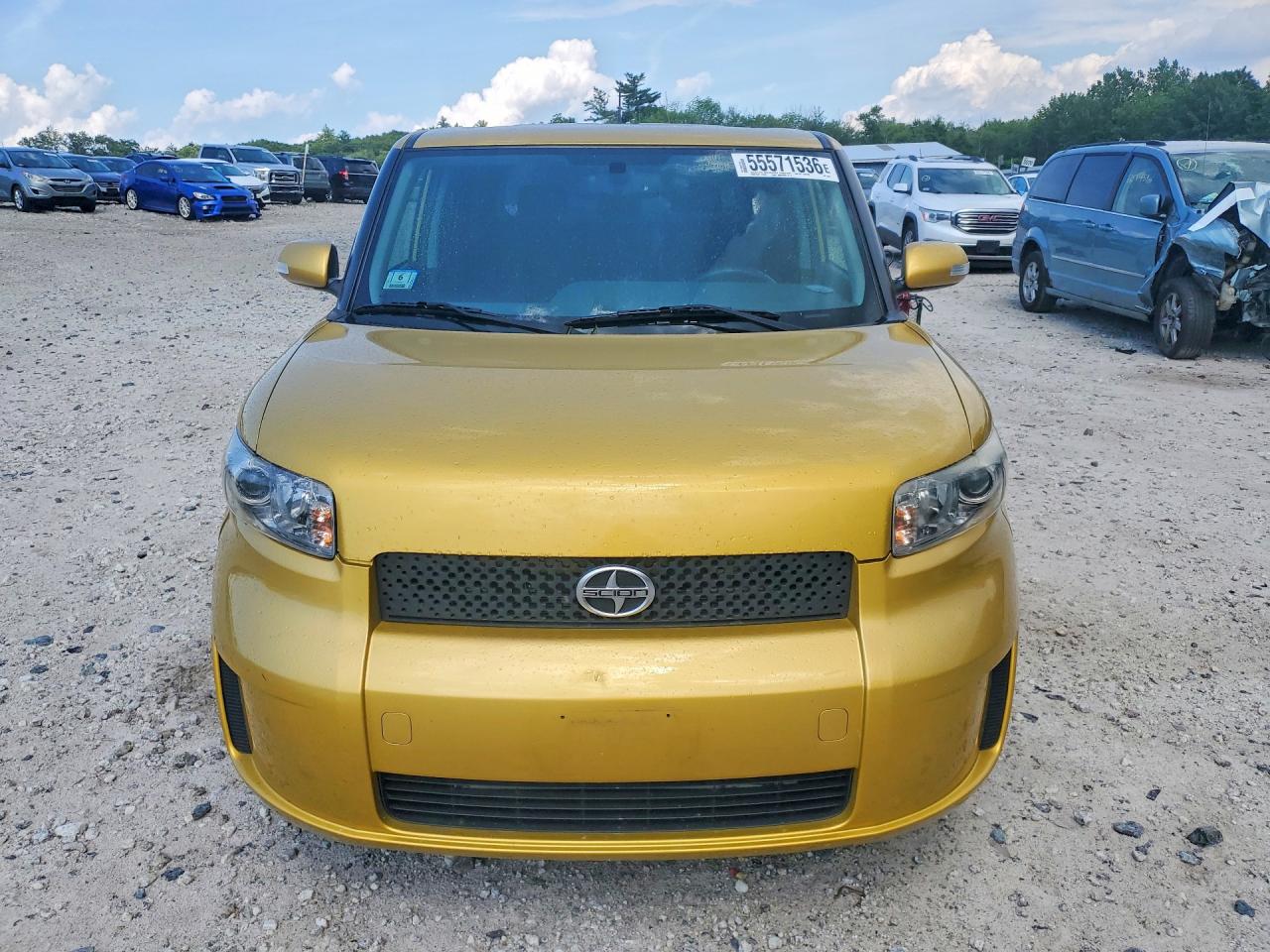 2008 Toyota Scion Xb Yellow vin: JTLKE50E081058302