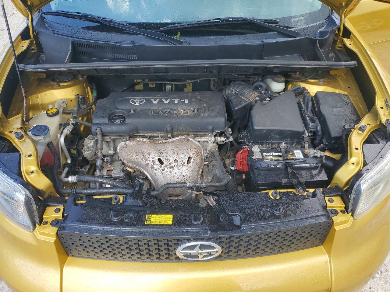 2008 Toyota Scion Xb Yellow vin: JTLKE50E081058302