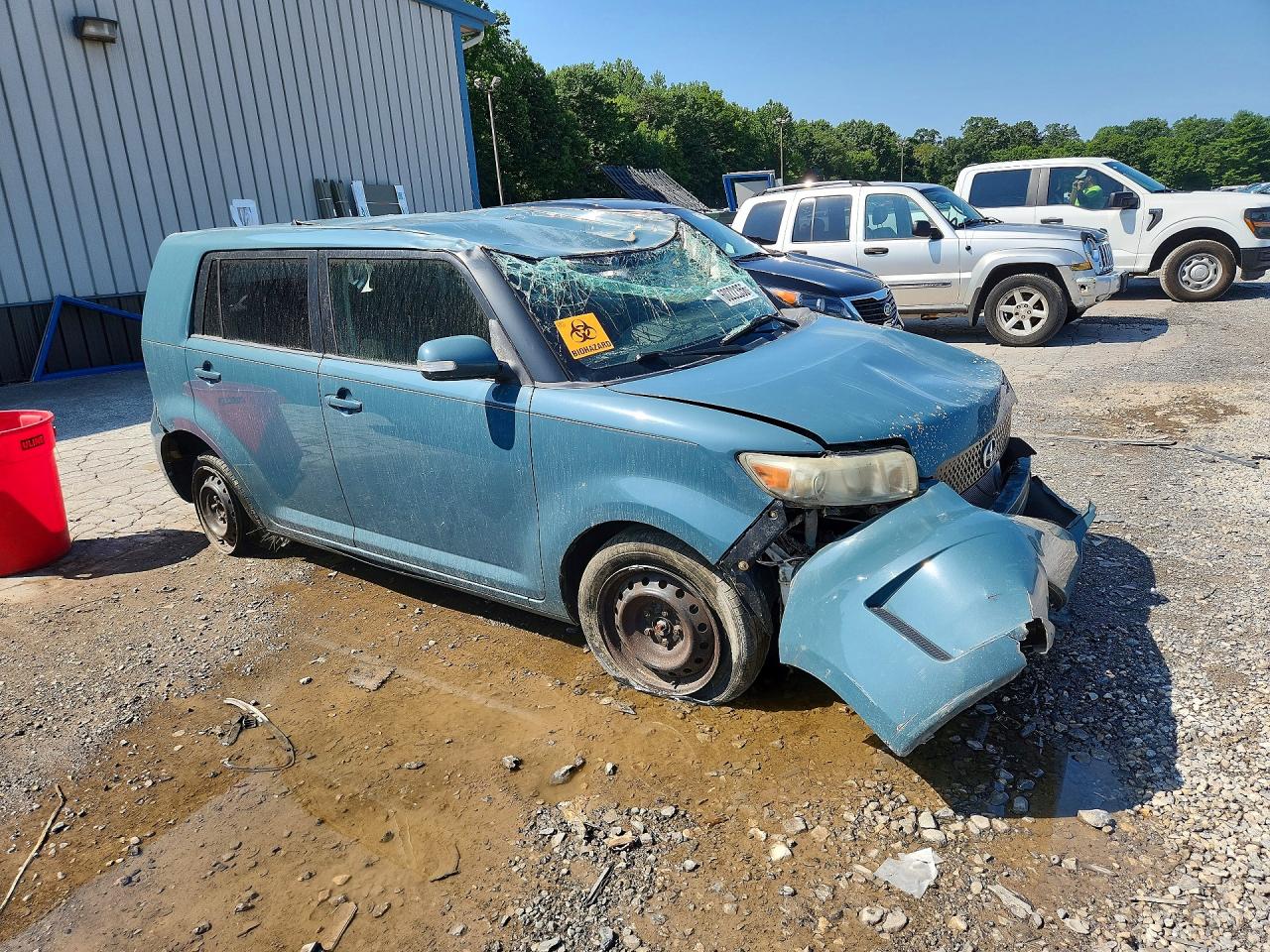 2009 Toyota Scion Xb Blue vin: JTLKE50E091063758