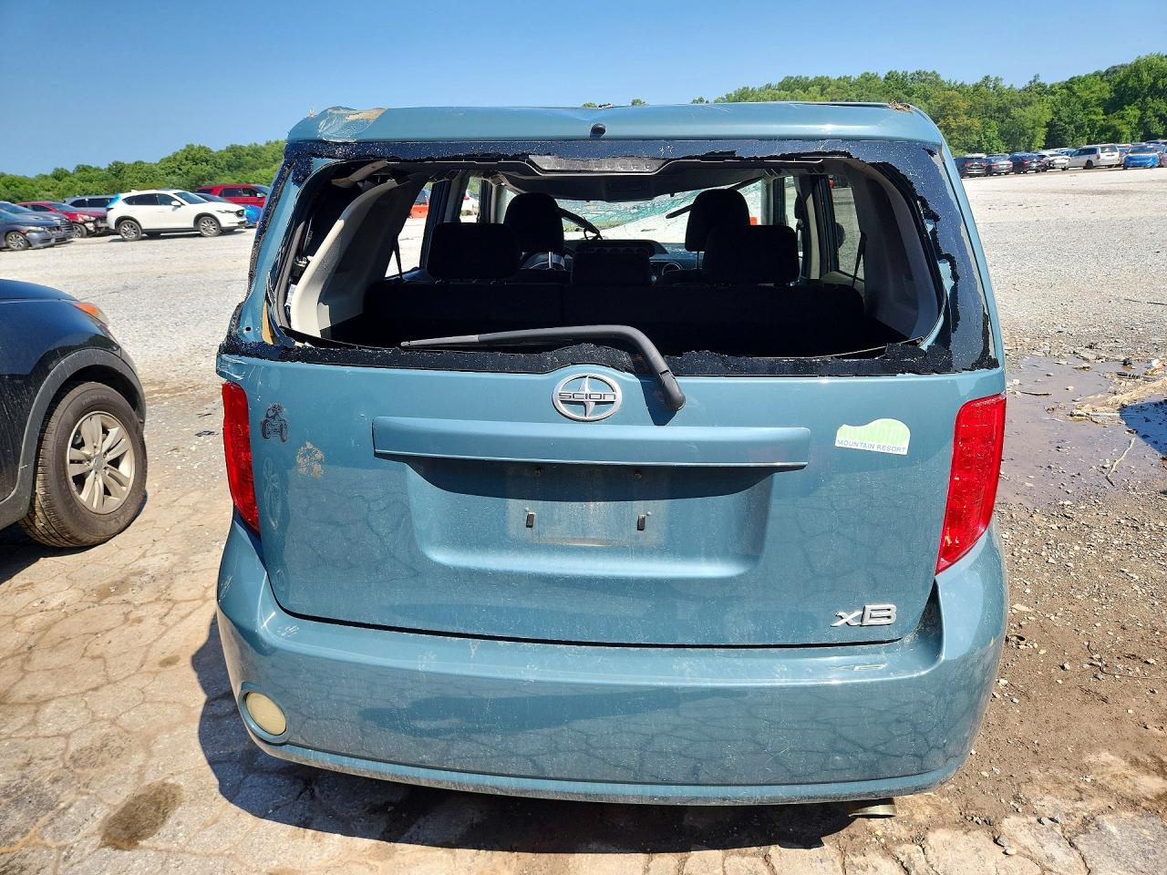 2009 Toyota Scion Xb Blue vin: JTLKE50E091063758