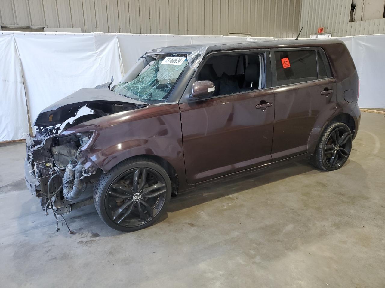 2008 Toyota Scion Xb Purple vin: JTLKE50E281018383