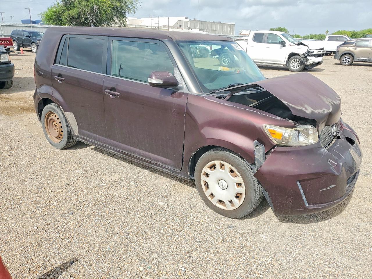 2009 Toyota Scion Xb Purple vin: JTLKE50E291062935
