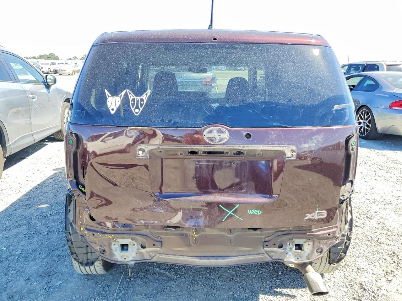 2009 Toyota Scion Xb Burgundy vin: JTLKE50E291077032