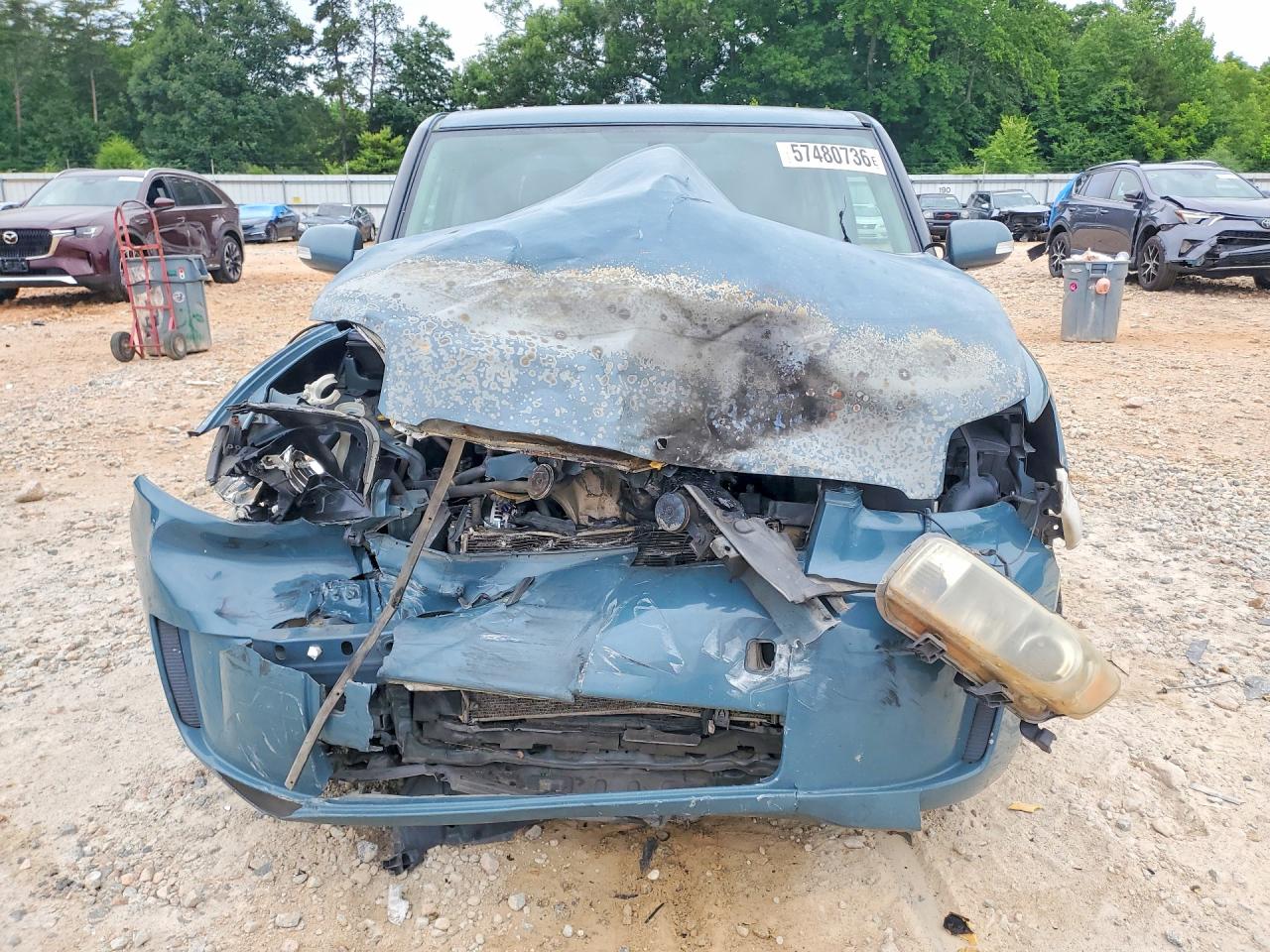 2008 Toyota Scion Xb Blue vin: JTLKE50E681000677