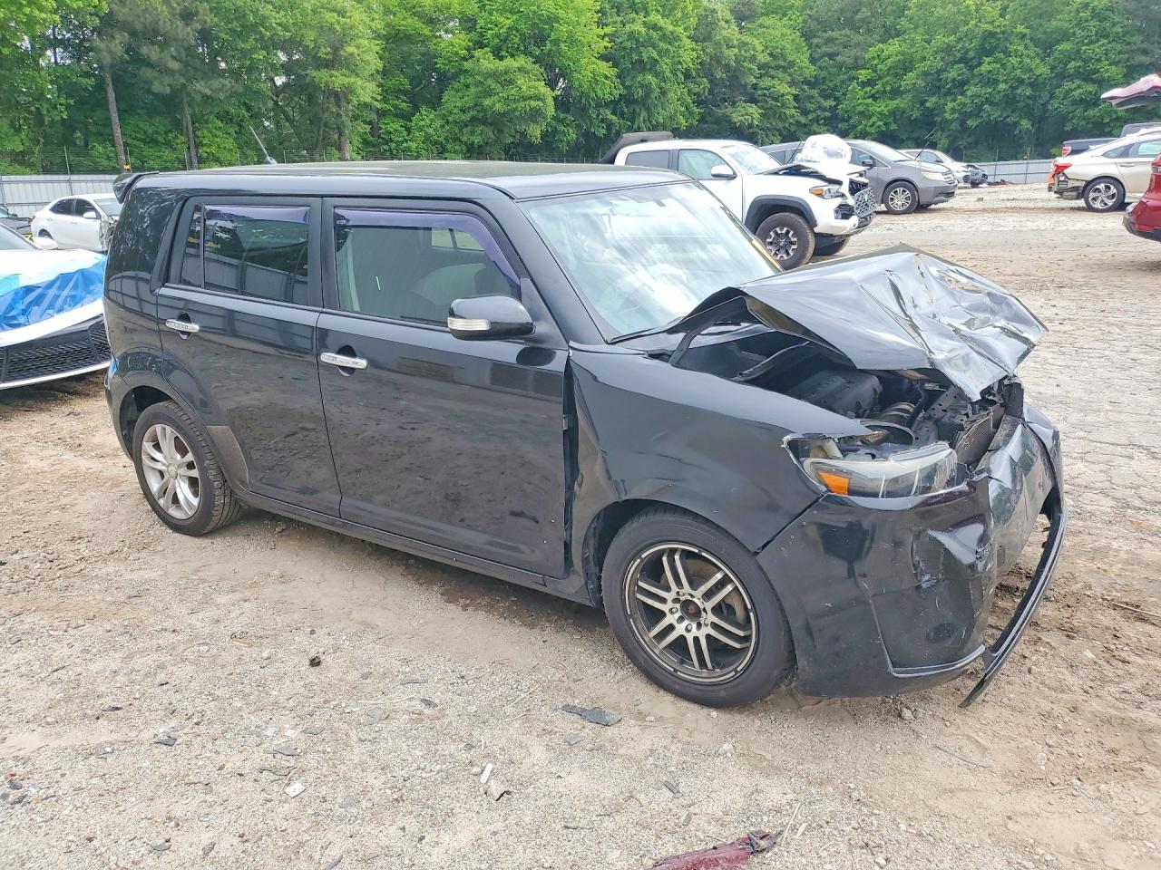 2009 Toyota Scion Xb Black vin: JTLKE50E691078121