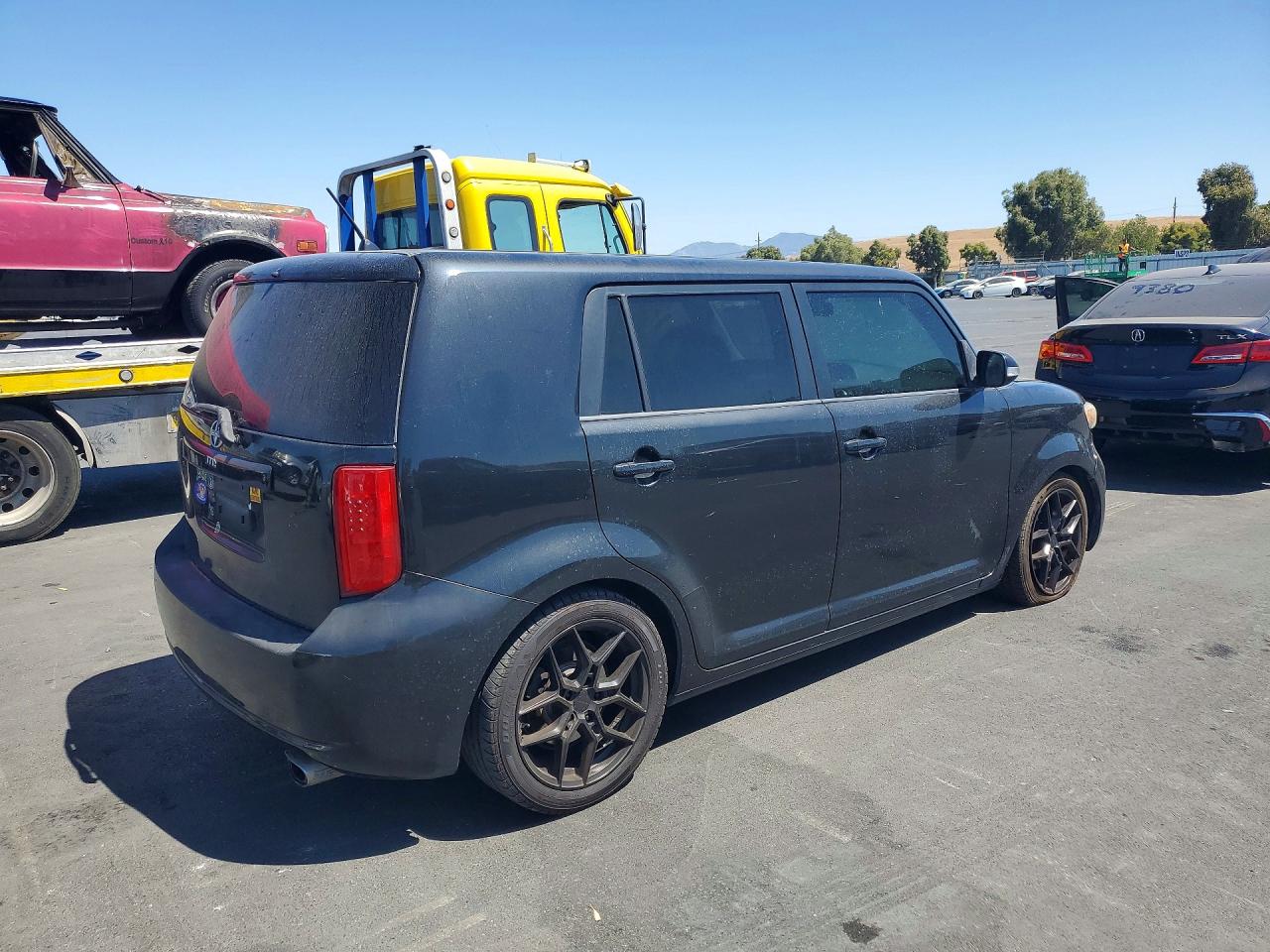2008 Toyota Scion Xb Black vin: JTLKE50E781013051