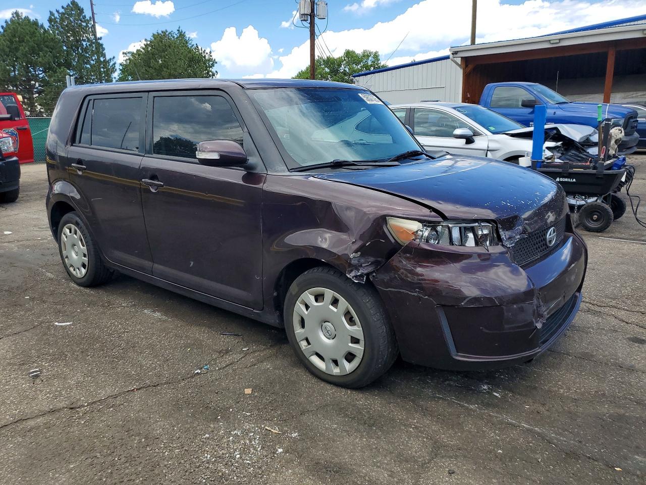 2009 Toyota Scion Xb Burgundy vin: JTLKE50E891090335