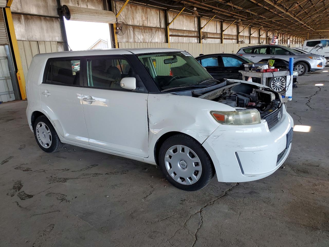 2009 Toyota Scion Xb White vin: JTLKE50E991085662