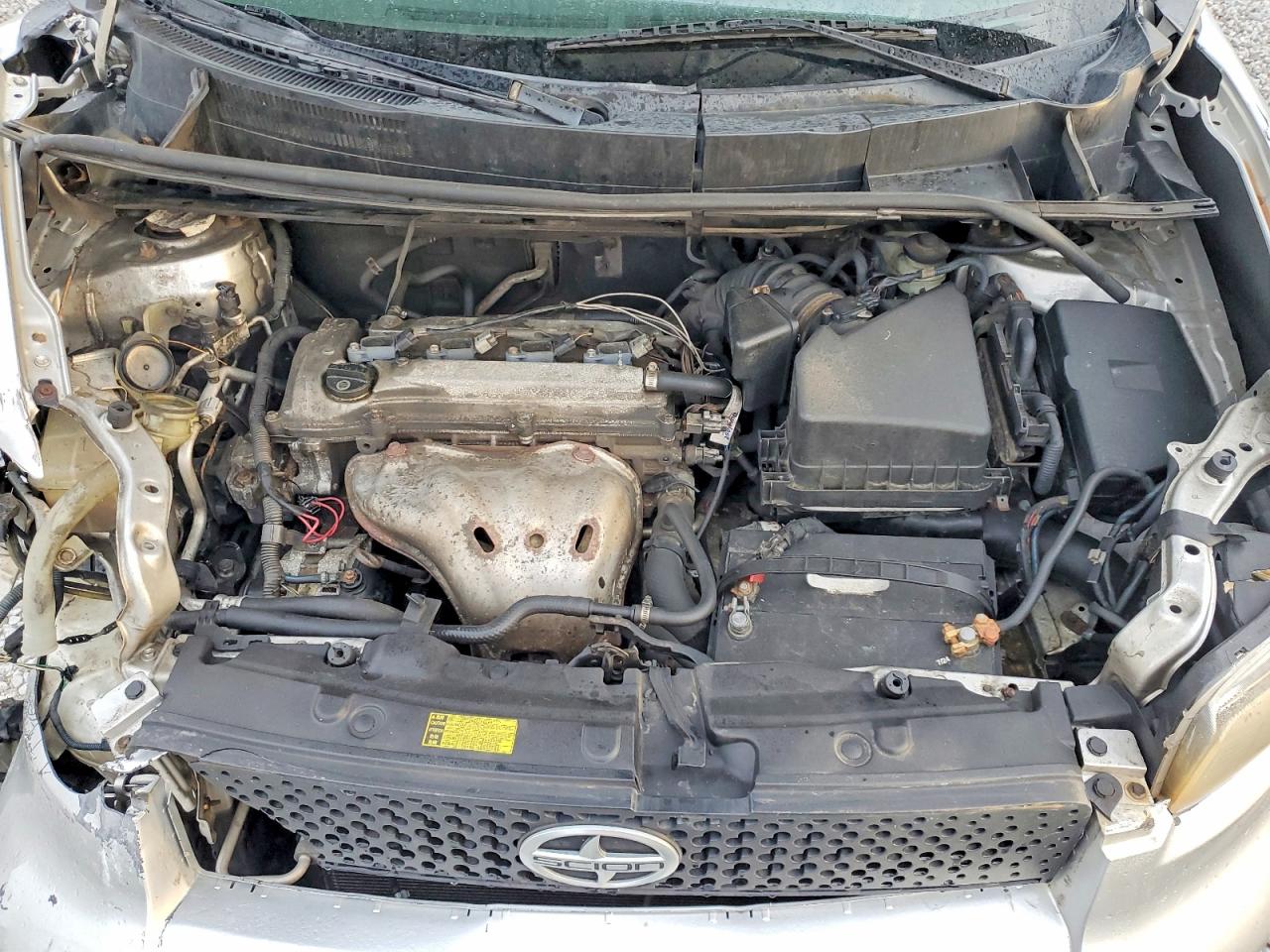 2008 Toyota Scion Xb Silver vin: JTLKE50EX81003629