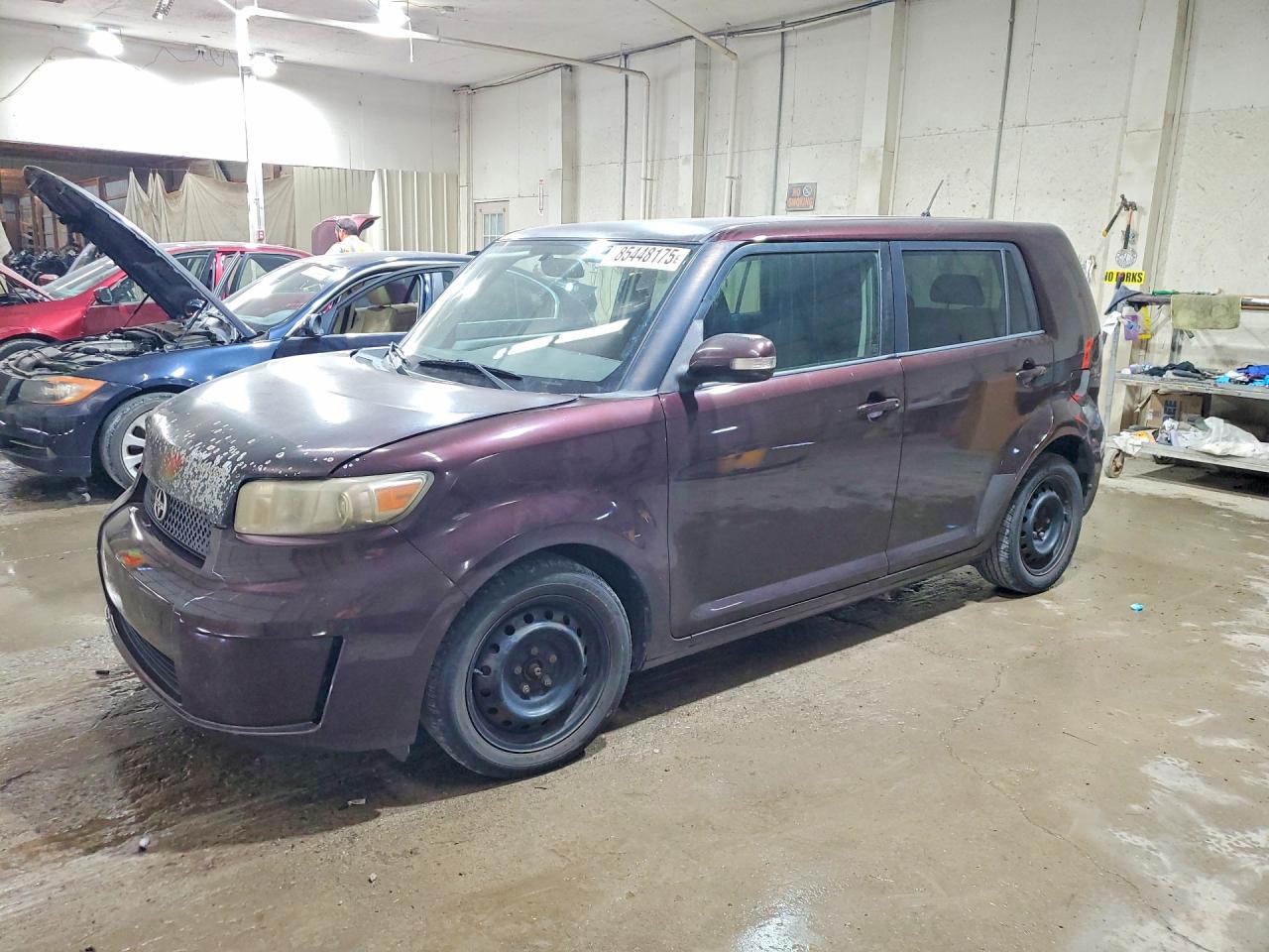 2009 Toyota Scion Xb Purple vin: JTLKE50EX91073049