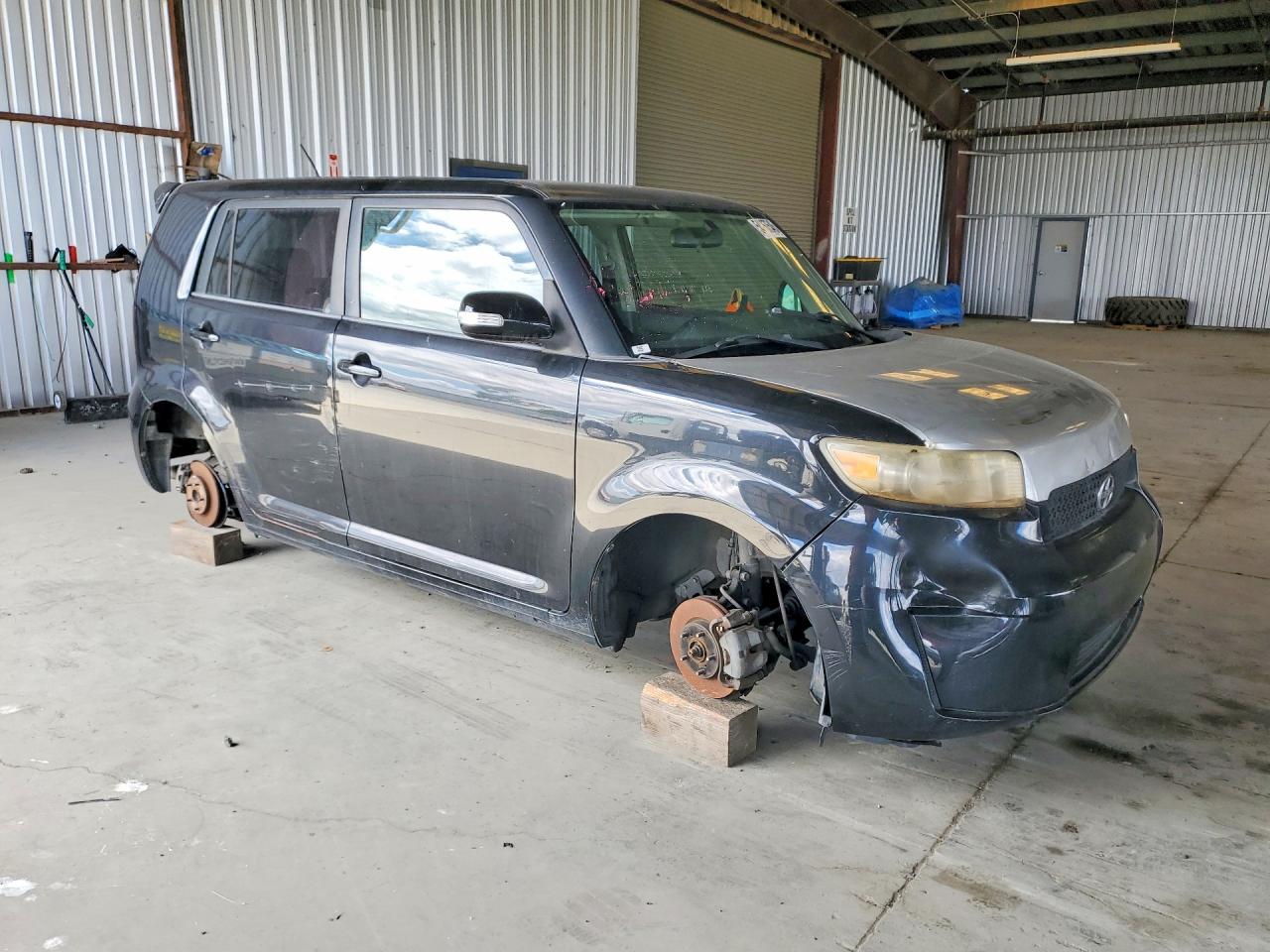 2009 Toyota Scion Xb Black vin: JTLKE50EX91085329