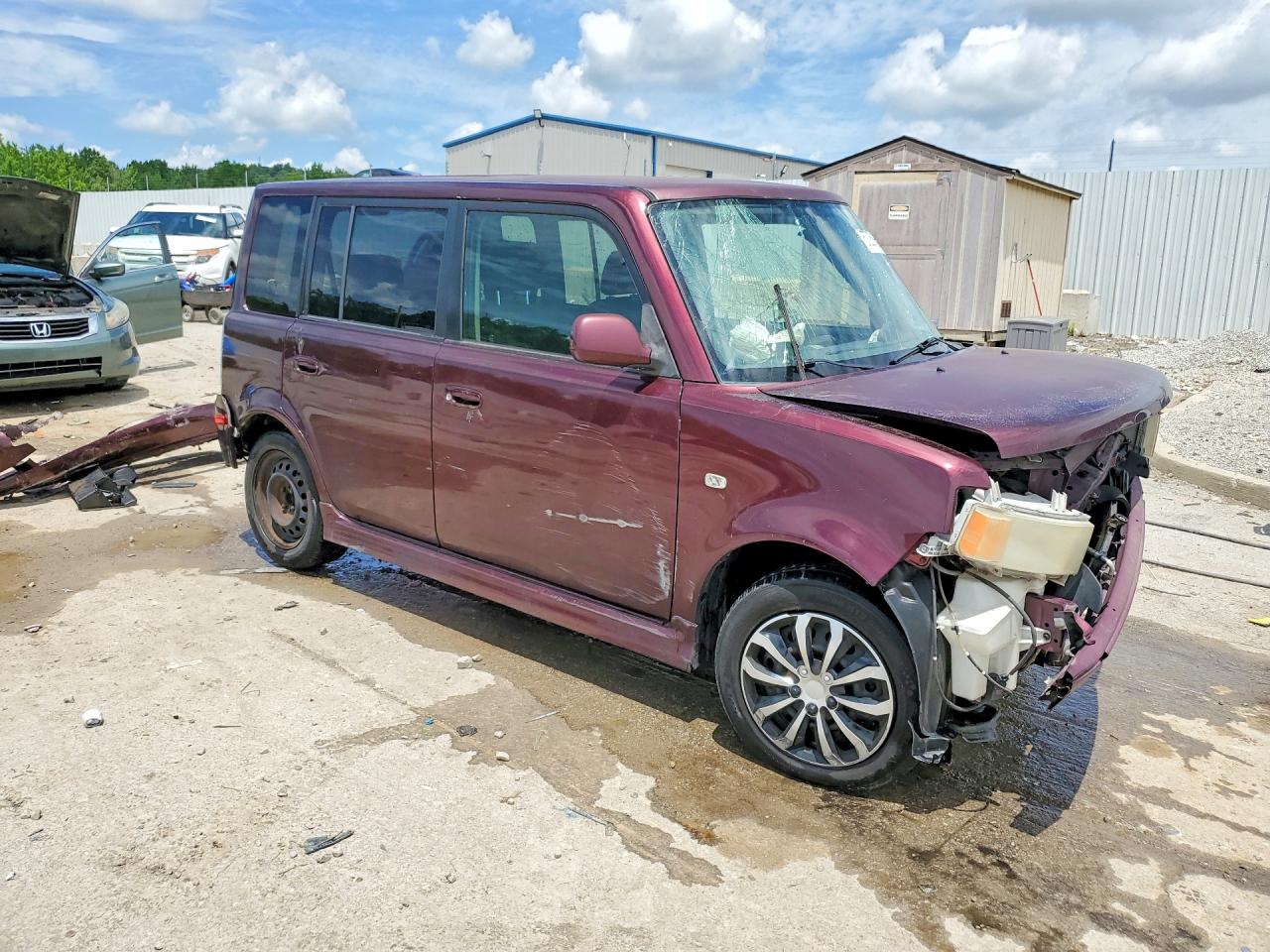 2005 Toyota Scion Xb Темно-бордовый vin: JTLKT324250218180