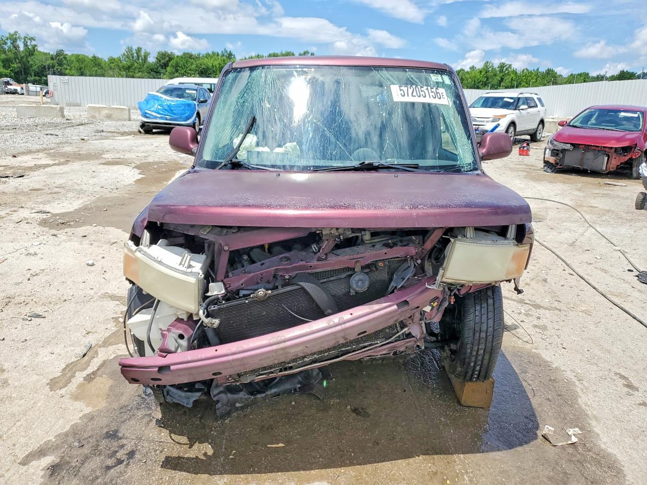 2005 Toyota Scion Xb Темно-бордовый vin: JTLKT324250218180