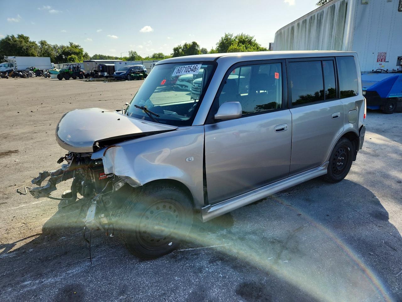 2005 Toyota Scion Xb Gray vin: JTLKT324350172696