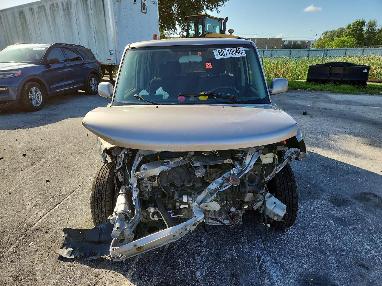 2005 Toyota Scion Xb Gray vin: JTLKT324350172696