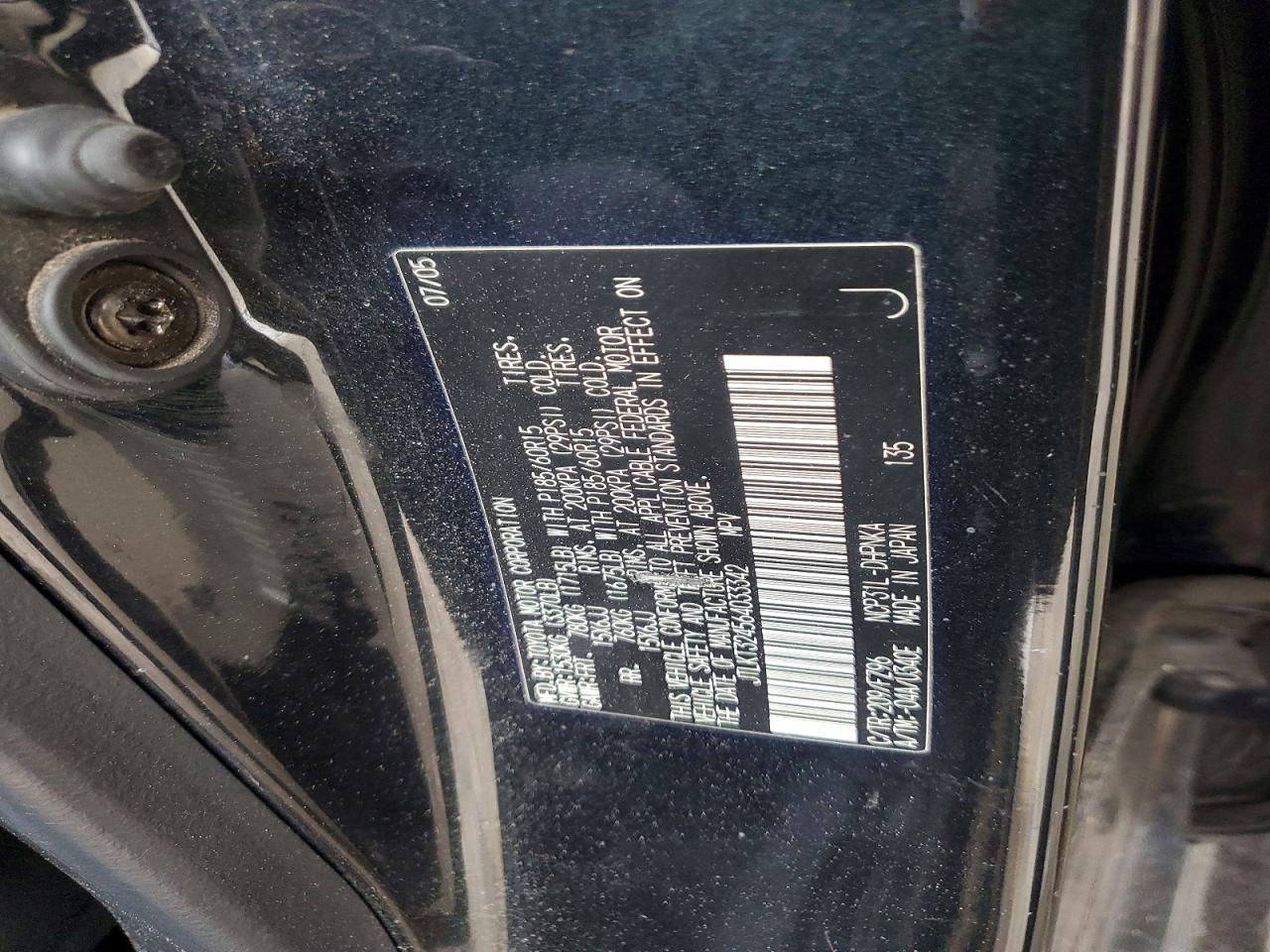 2006 Toyota Scion Xb Black vin: JTLKT324564033342