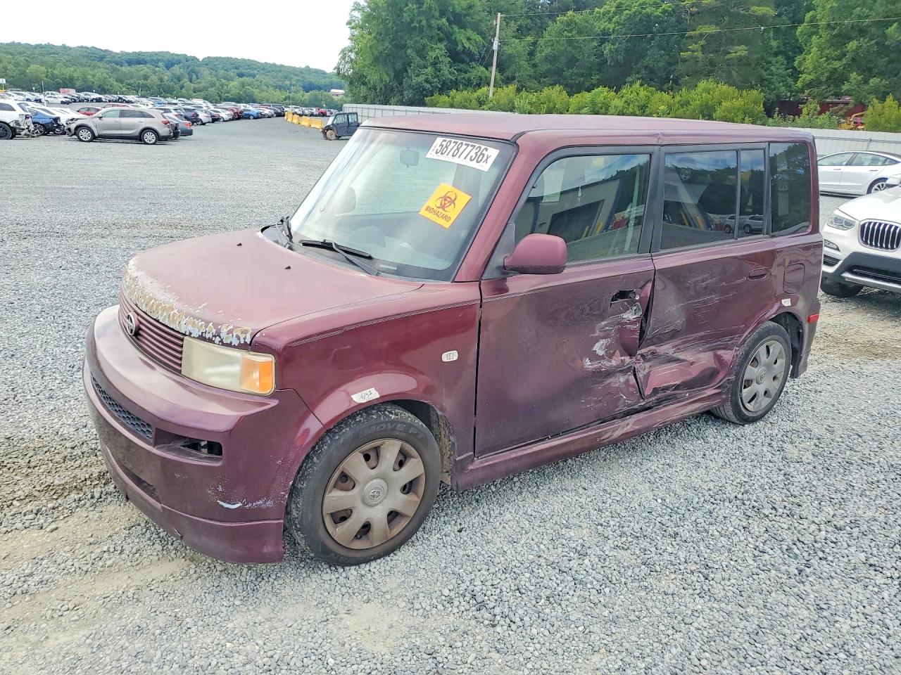 2006 Toyota Scion Xb Burgundy vin: JTLKT324864049230