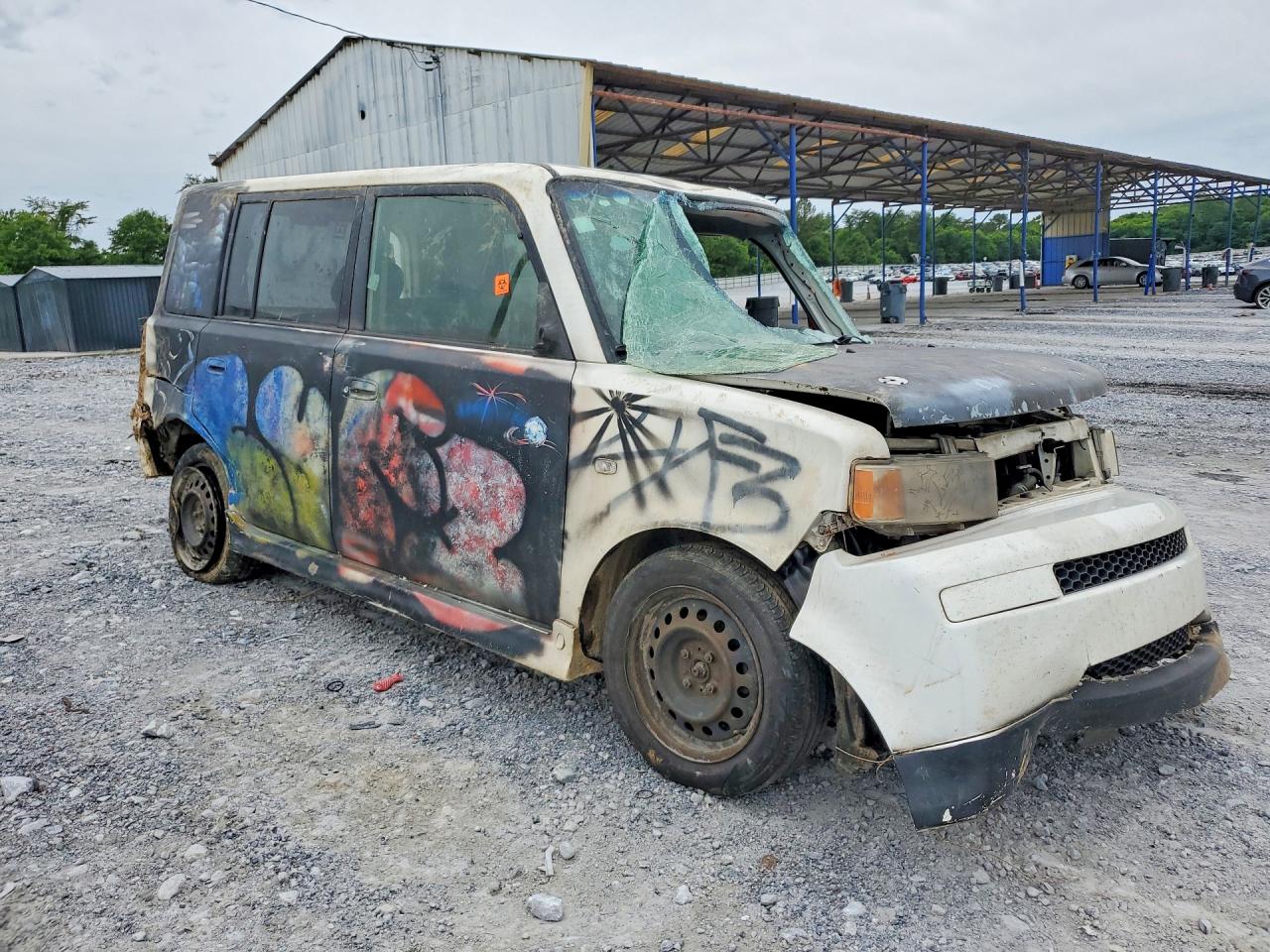 2006 Toyota Scion Xb White vin: JTLKT324964035336